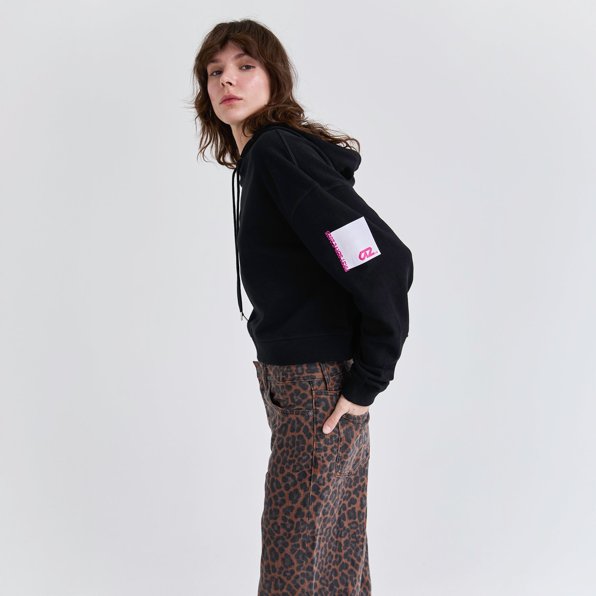 LOVB Atlanta First Serve Cropped Hoodie Sweatshirt