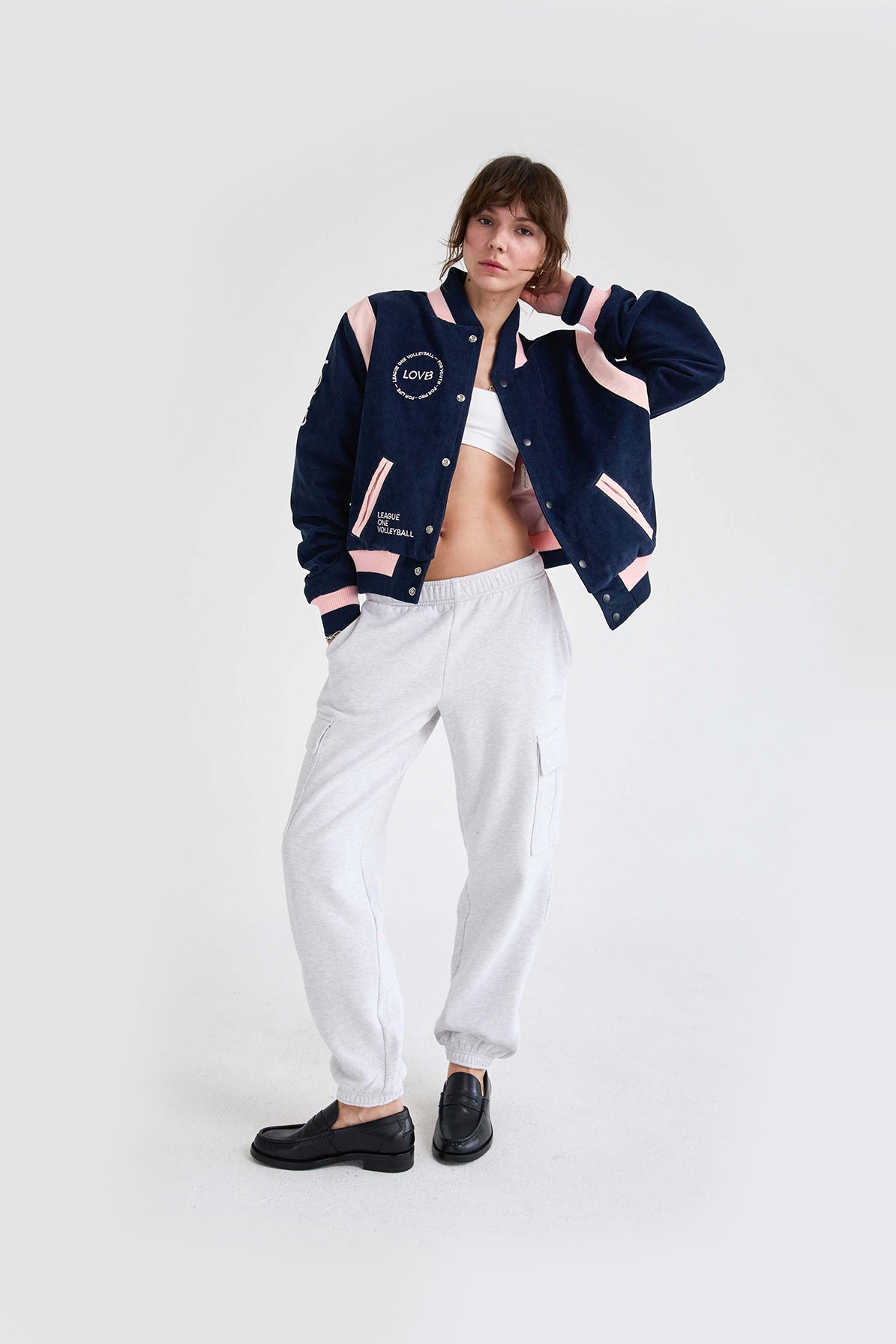 LOVB x JT Made THAT Corduroy Jacket CROP