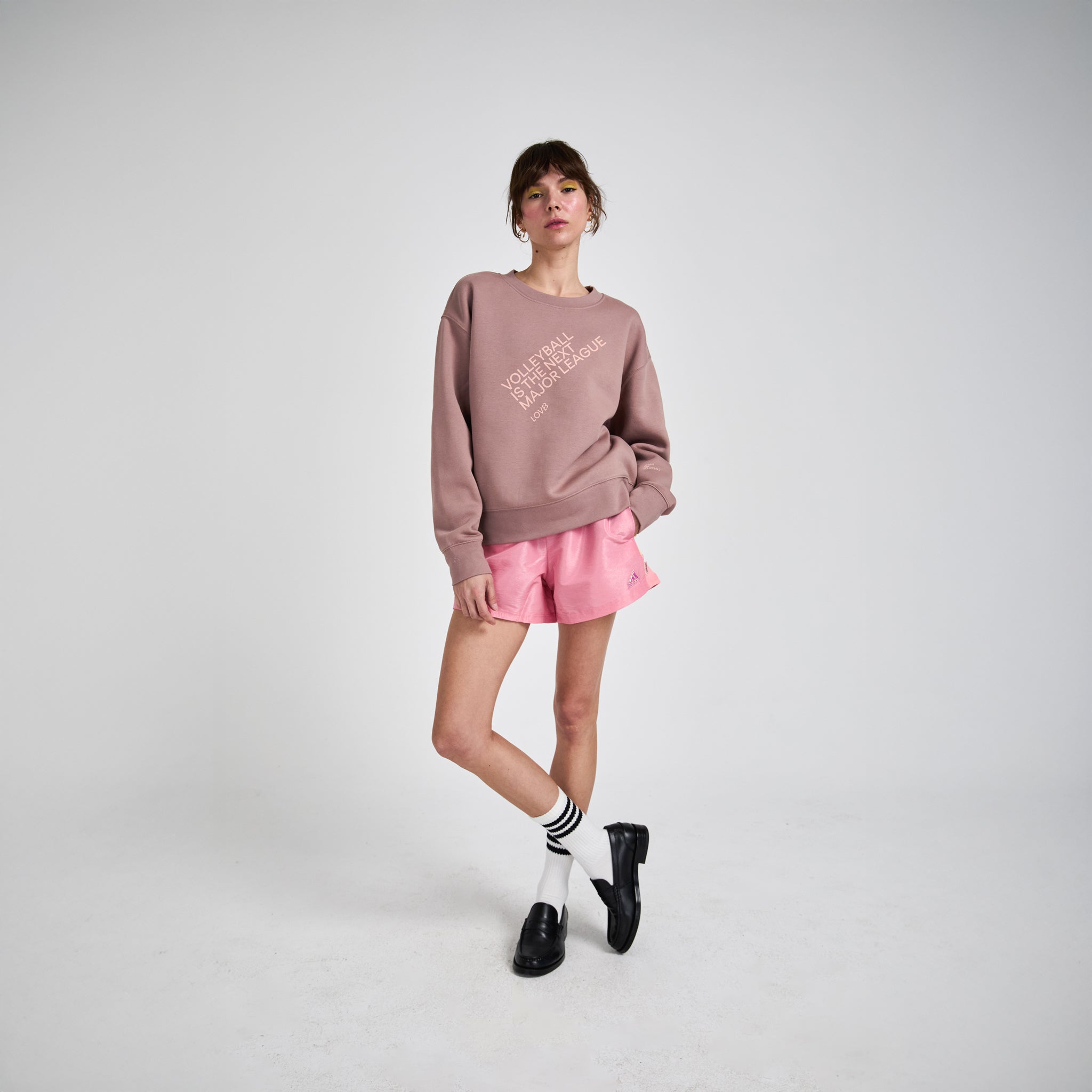 LOVB Volleyball is the Next Major League™ Women's Boxy Crew Sweatshirt
