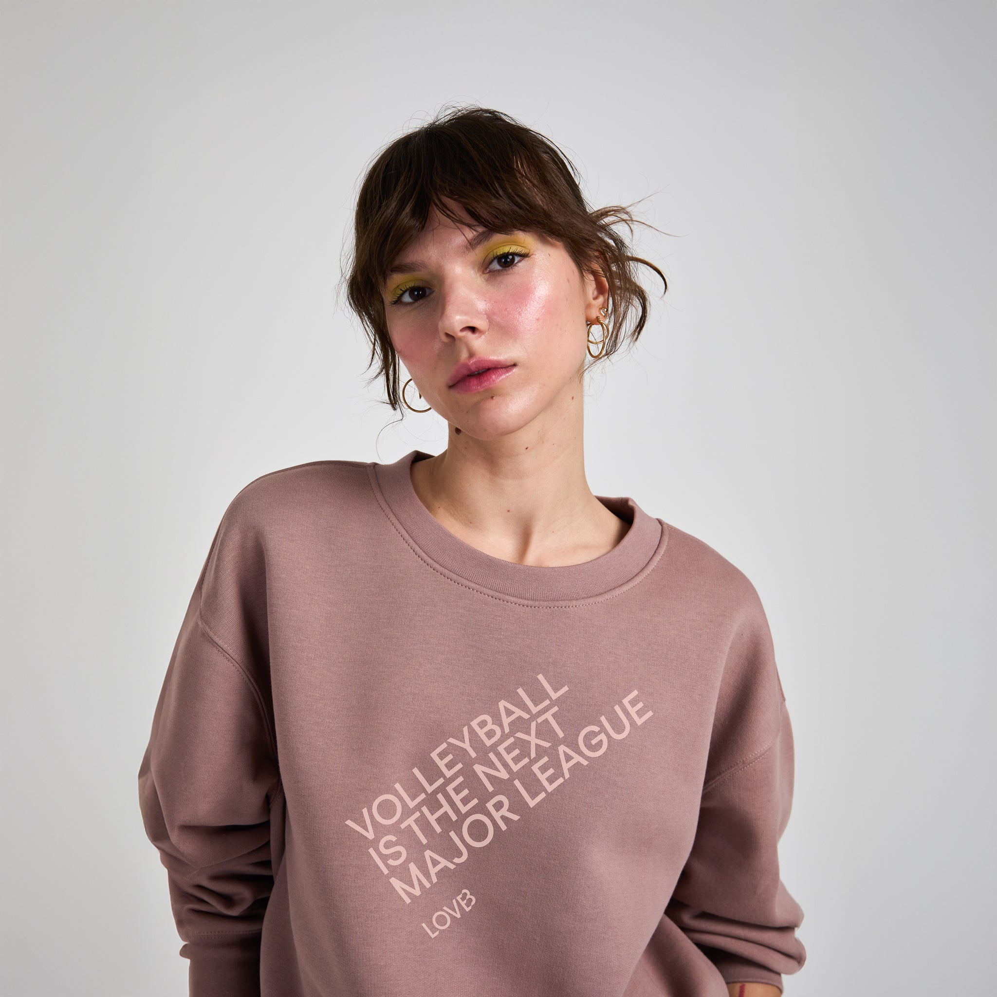 LOVB Volleyball is the Next Major League™ Women's Boxy Crew Sweatshirt