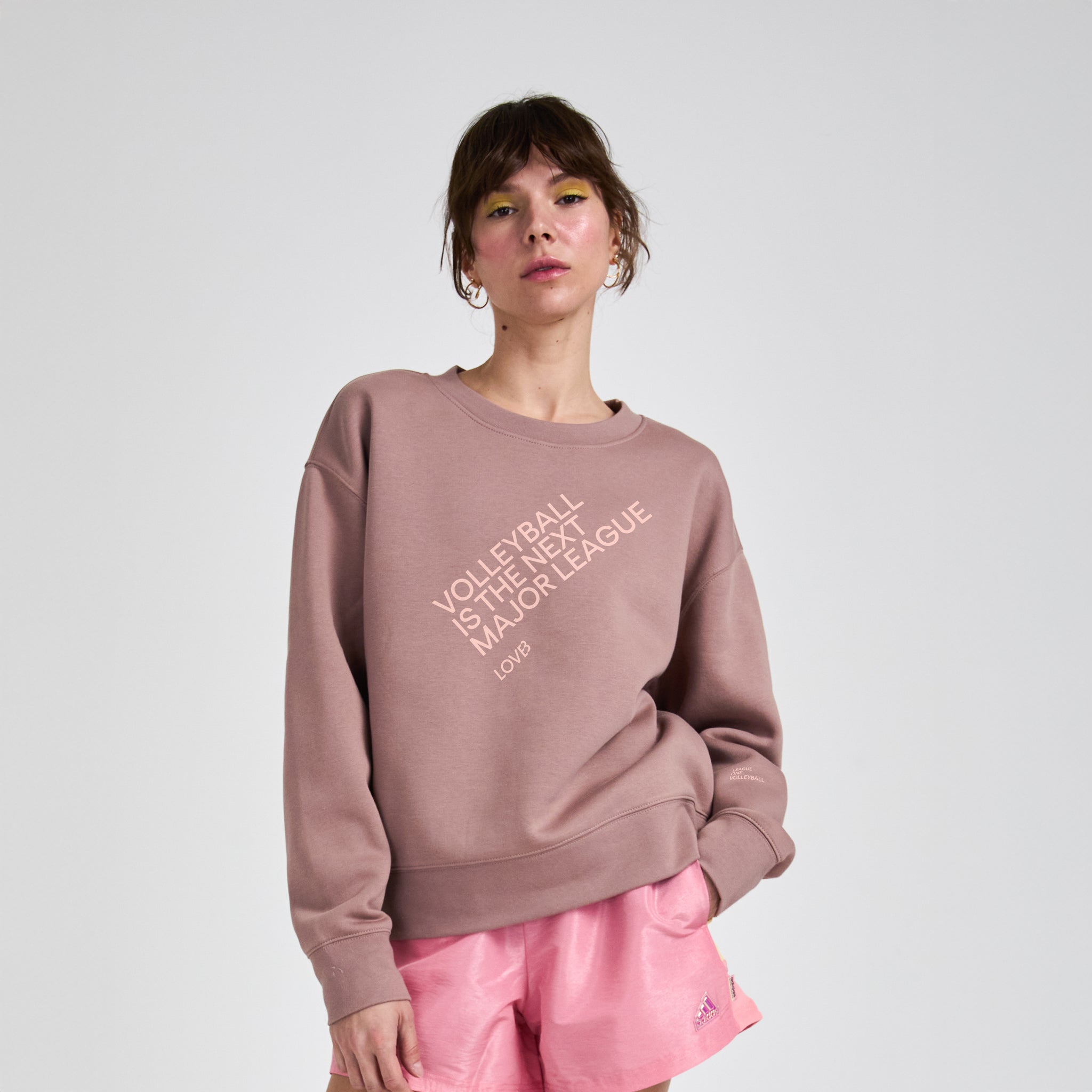 LOVB Volleyball is the Next Major League™ Women's Boxy Crew Sweatshirt