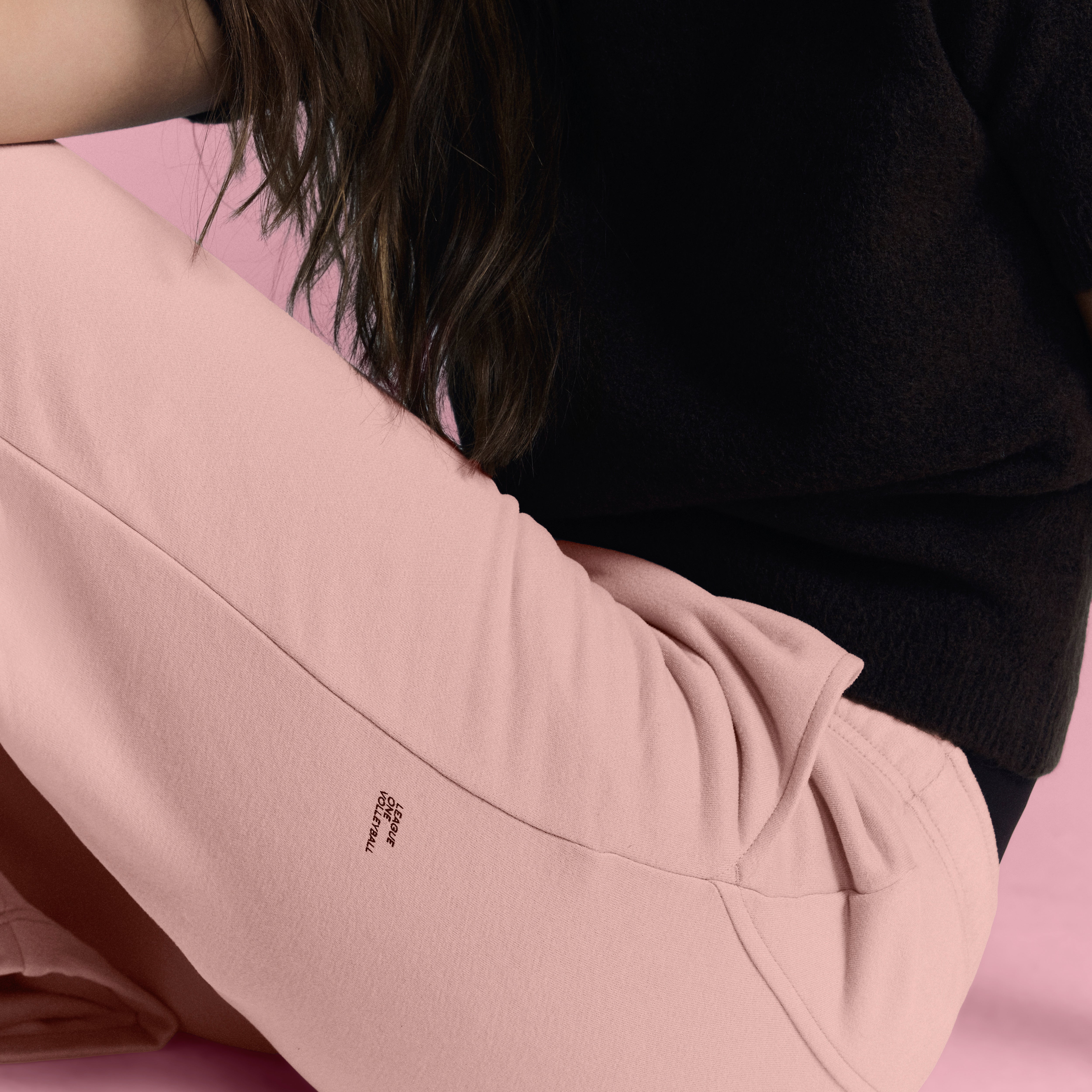 LOVB Essentials Blush Wide Leg Sweatpants