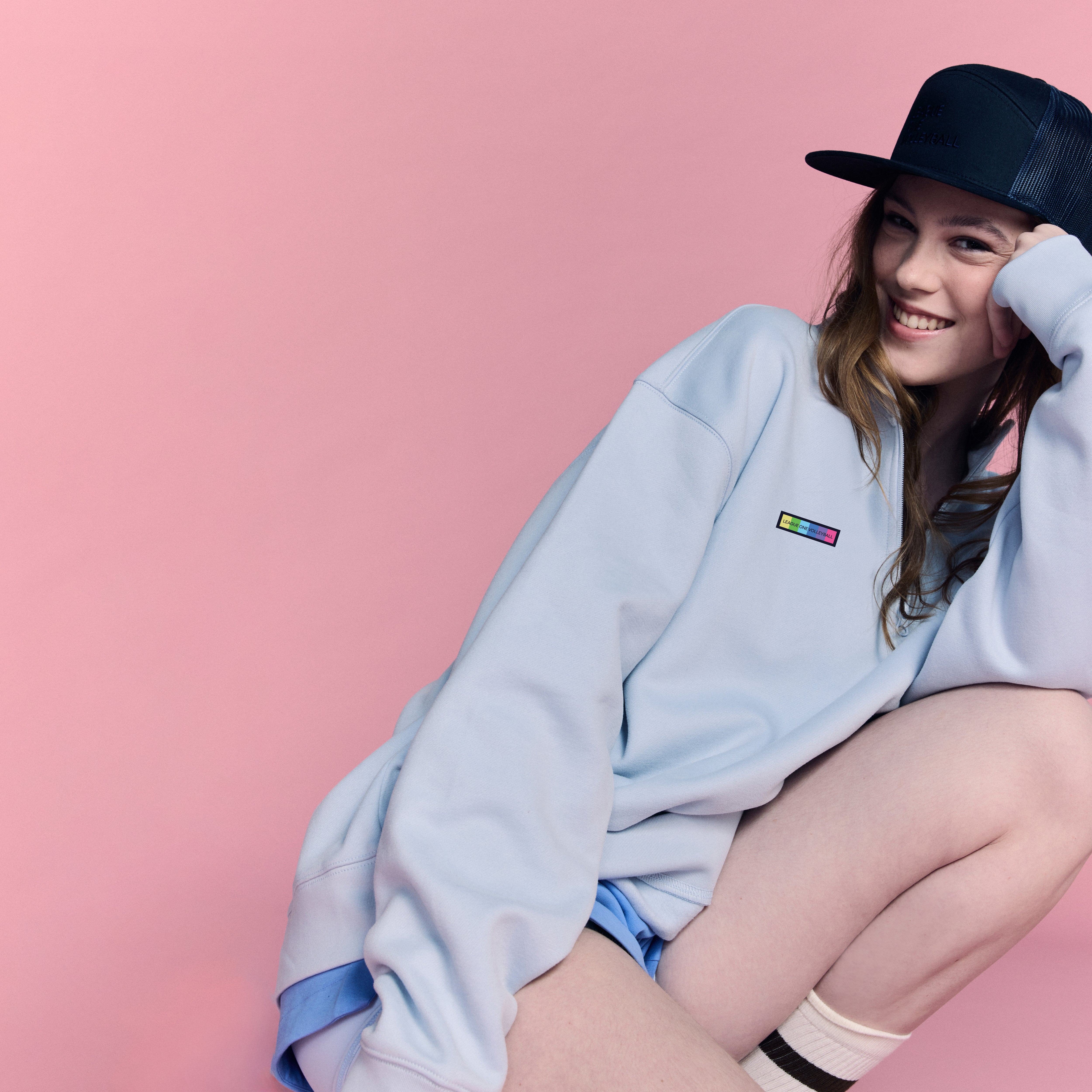 League One Volleyball Colorbar Hybrid Quarter Zip