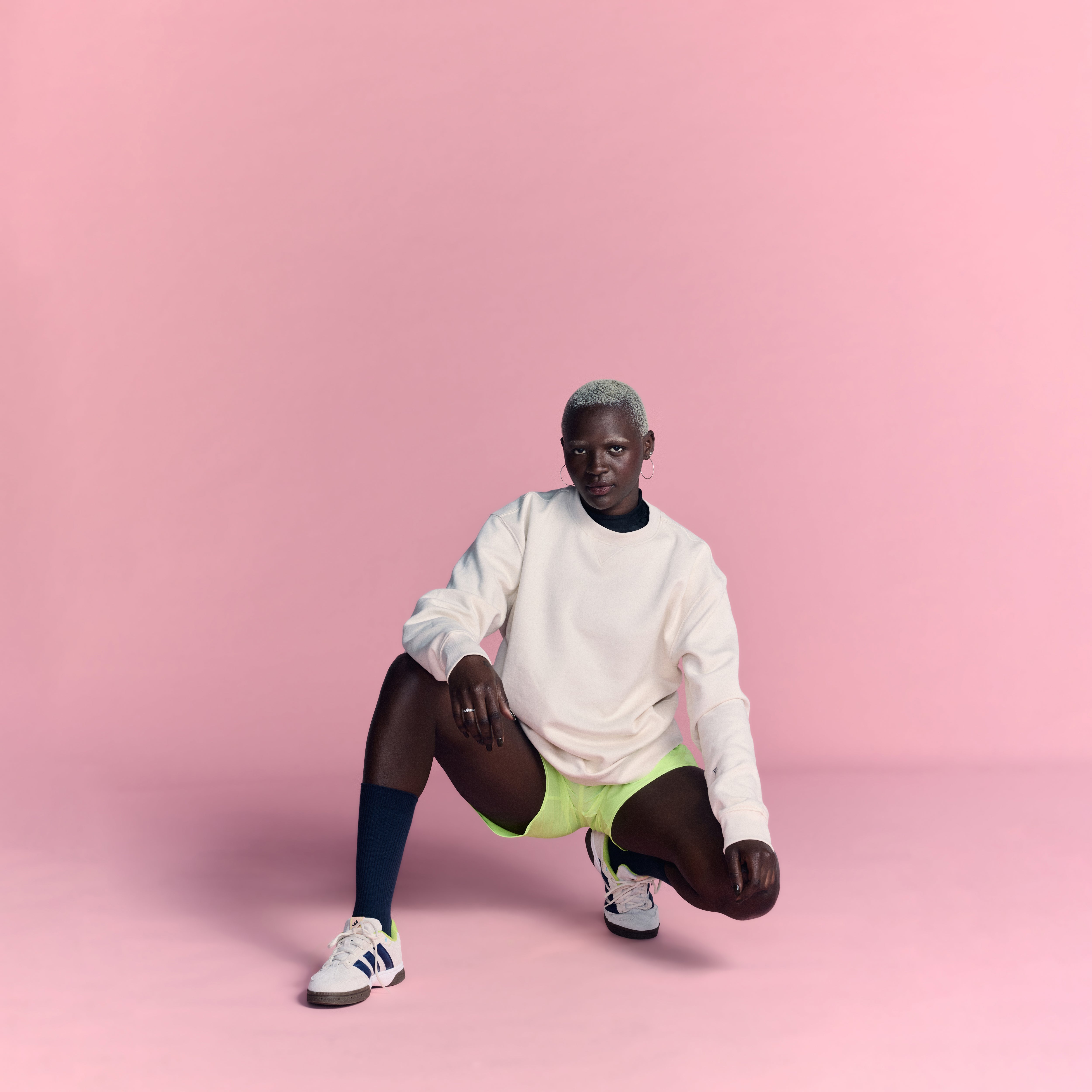 LOVB Essentials Bone Crewneck Sweatshirt