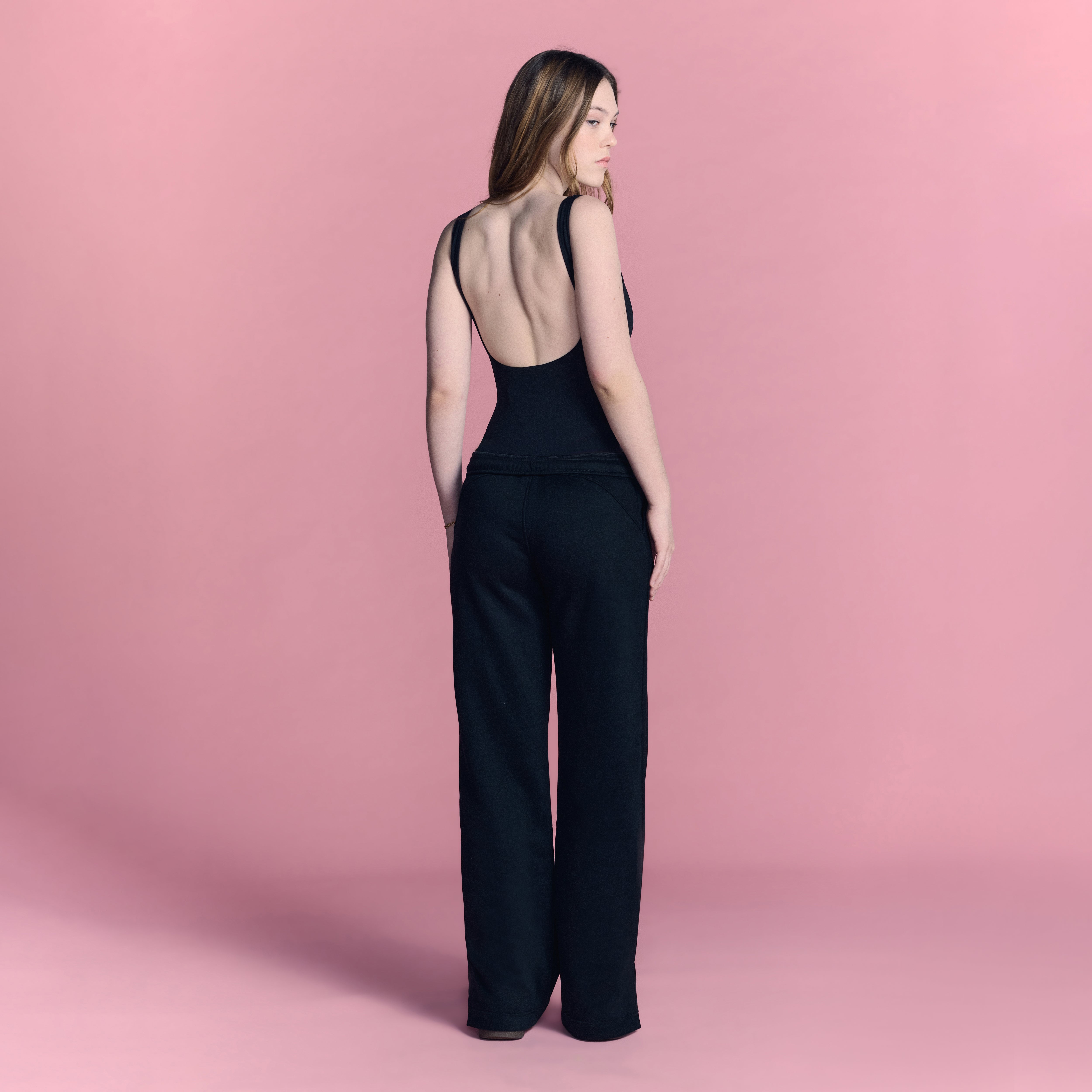 LOVB Essentials Black Wide Leg Sweatpants