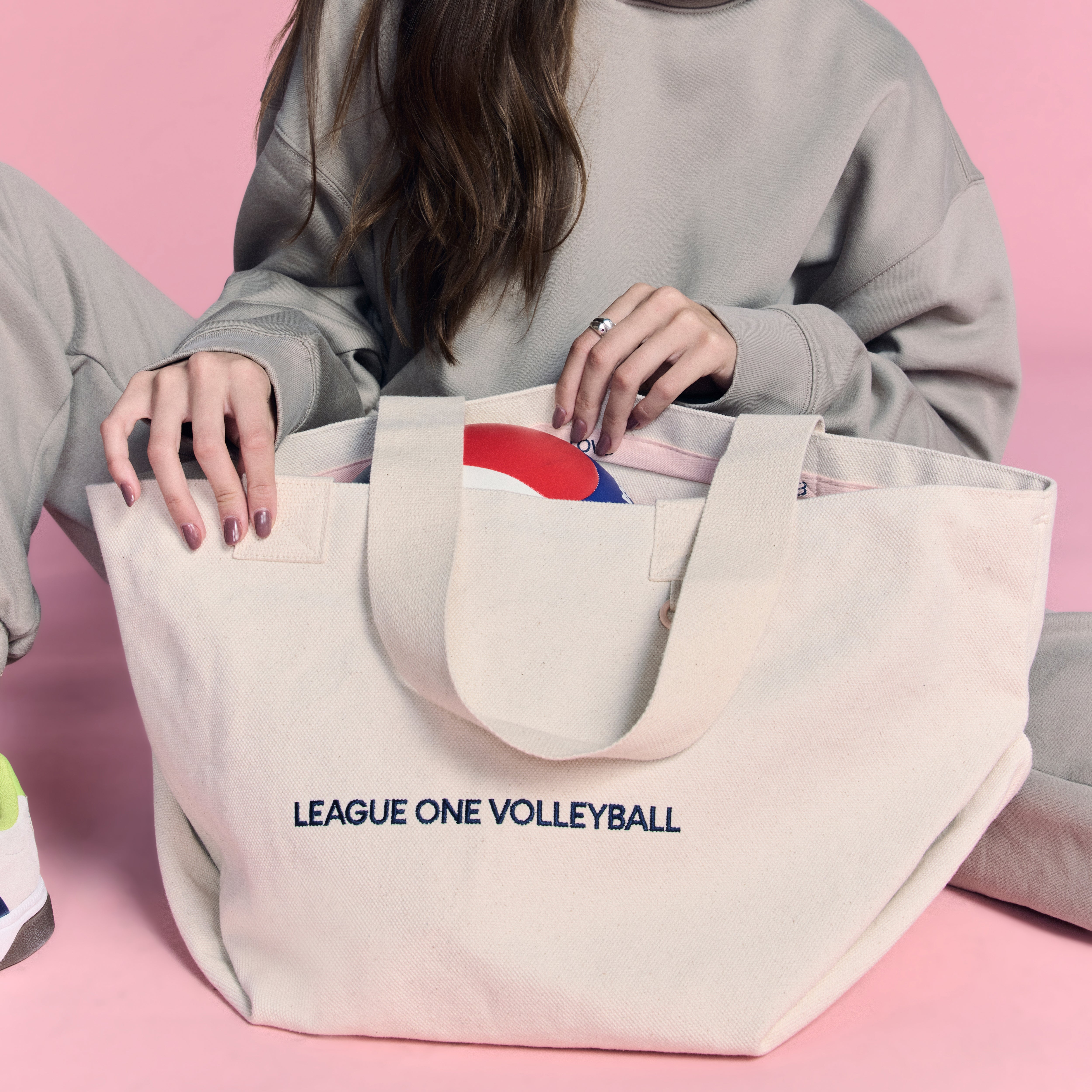 League One Volleyball Tote Bag