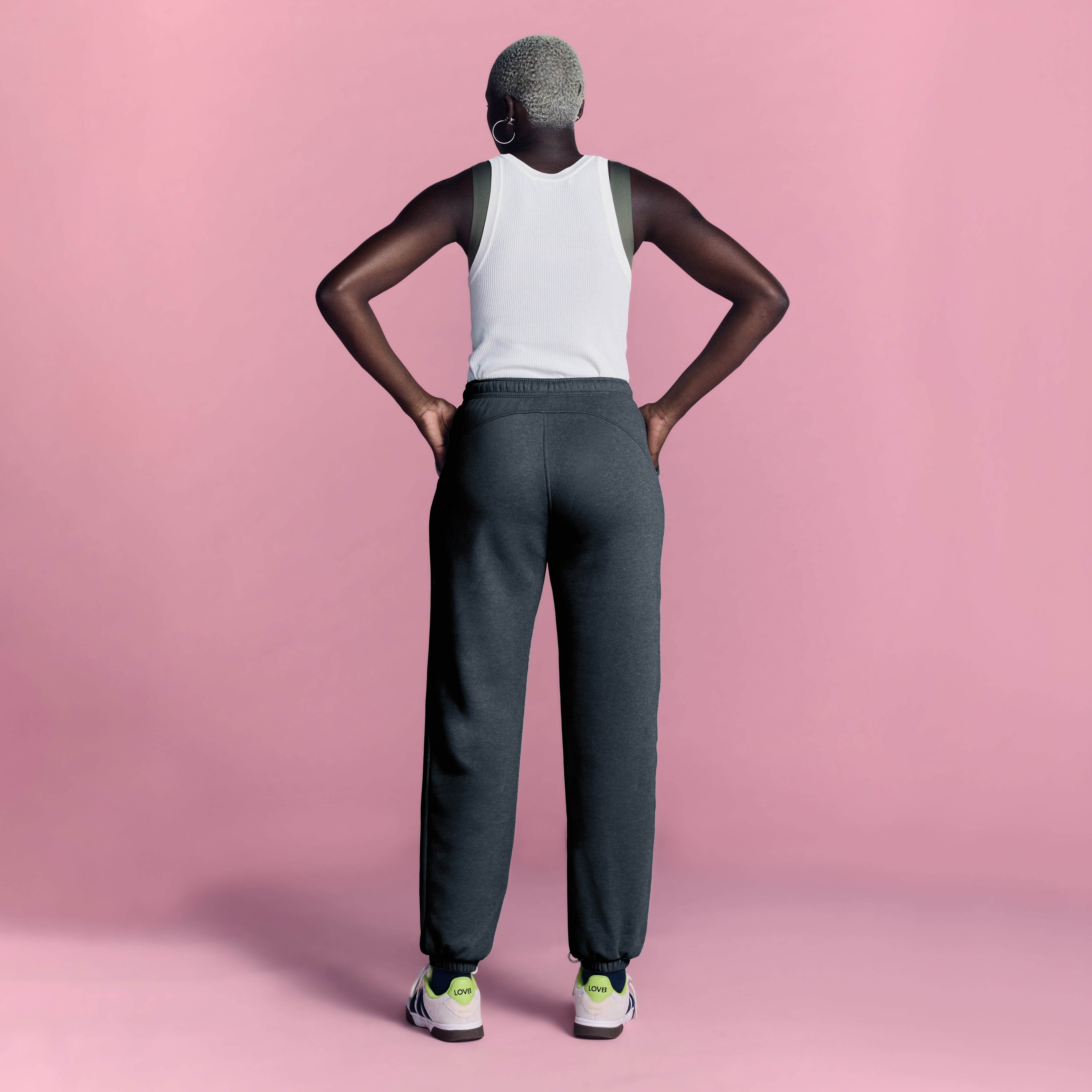 LOVB Essentials Dark Heather Grey Sweatpants