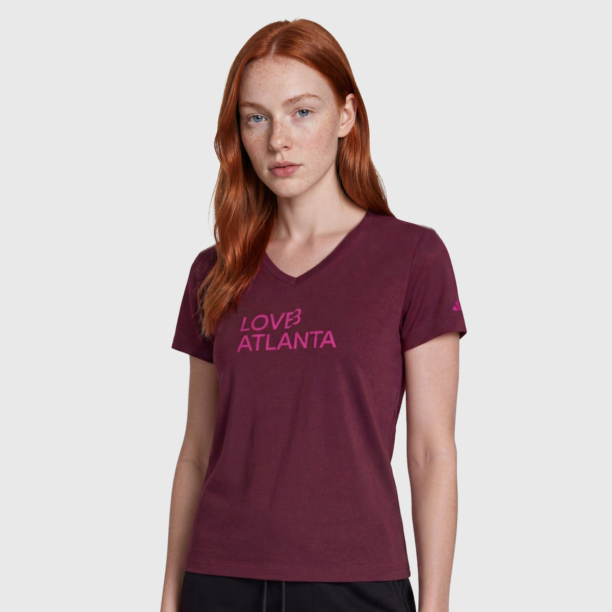 LOVB Atlanta x adidas V Neck Tee