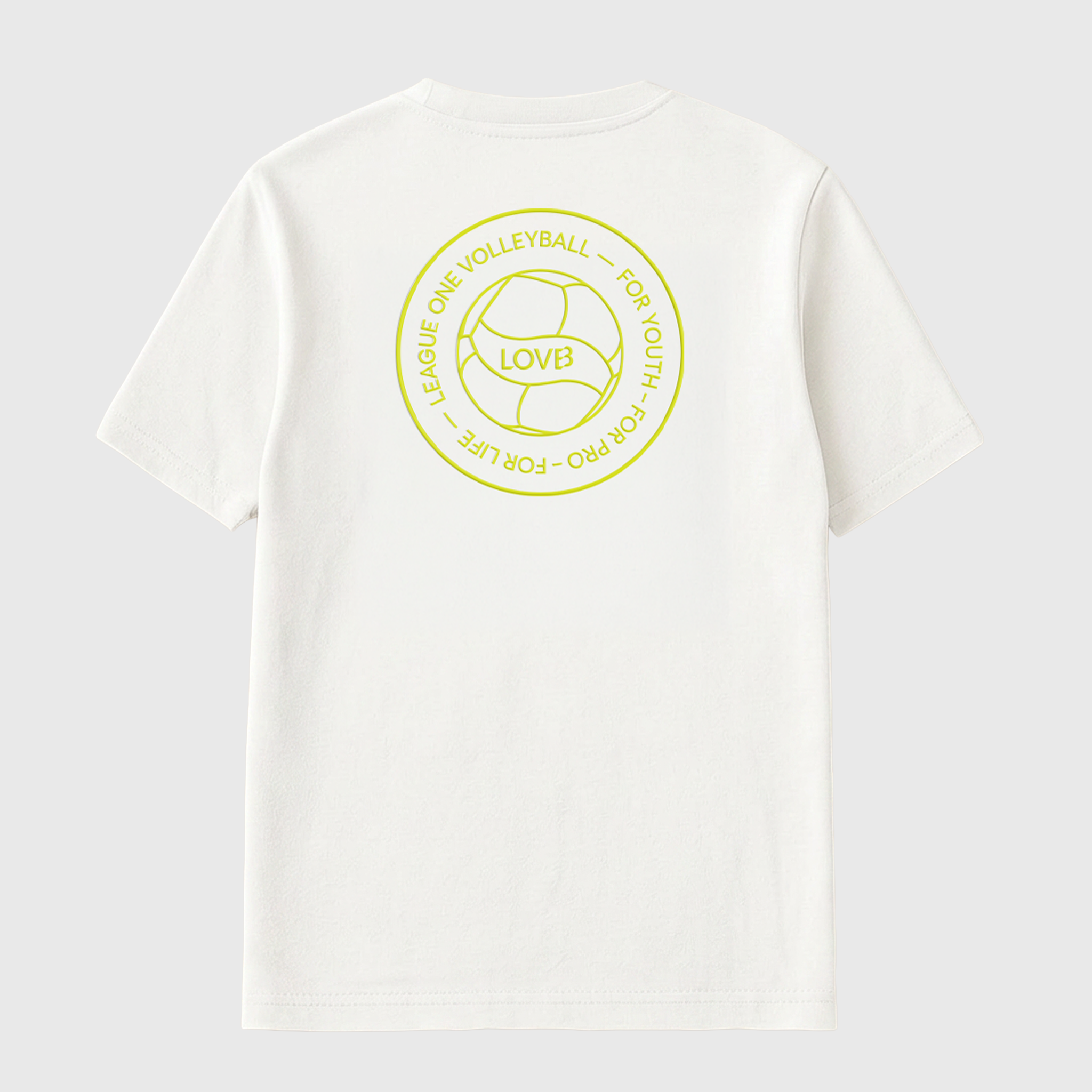 LOVB Volleyball Graphic White T-Shirt