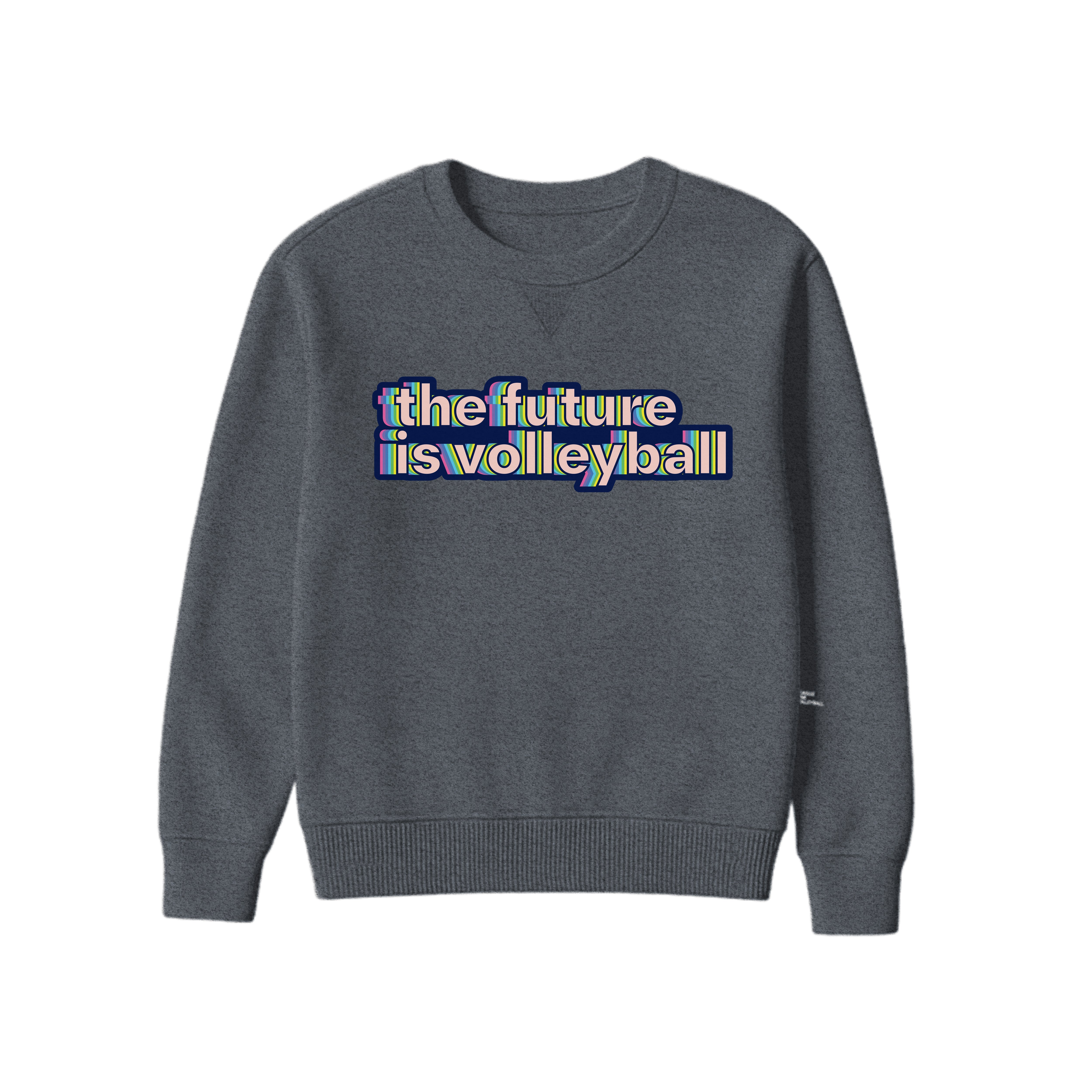 The Future is Volleyball Hybrid Crewneck