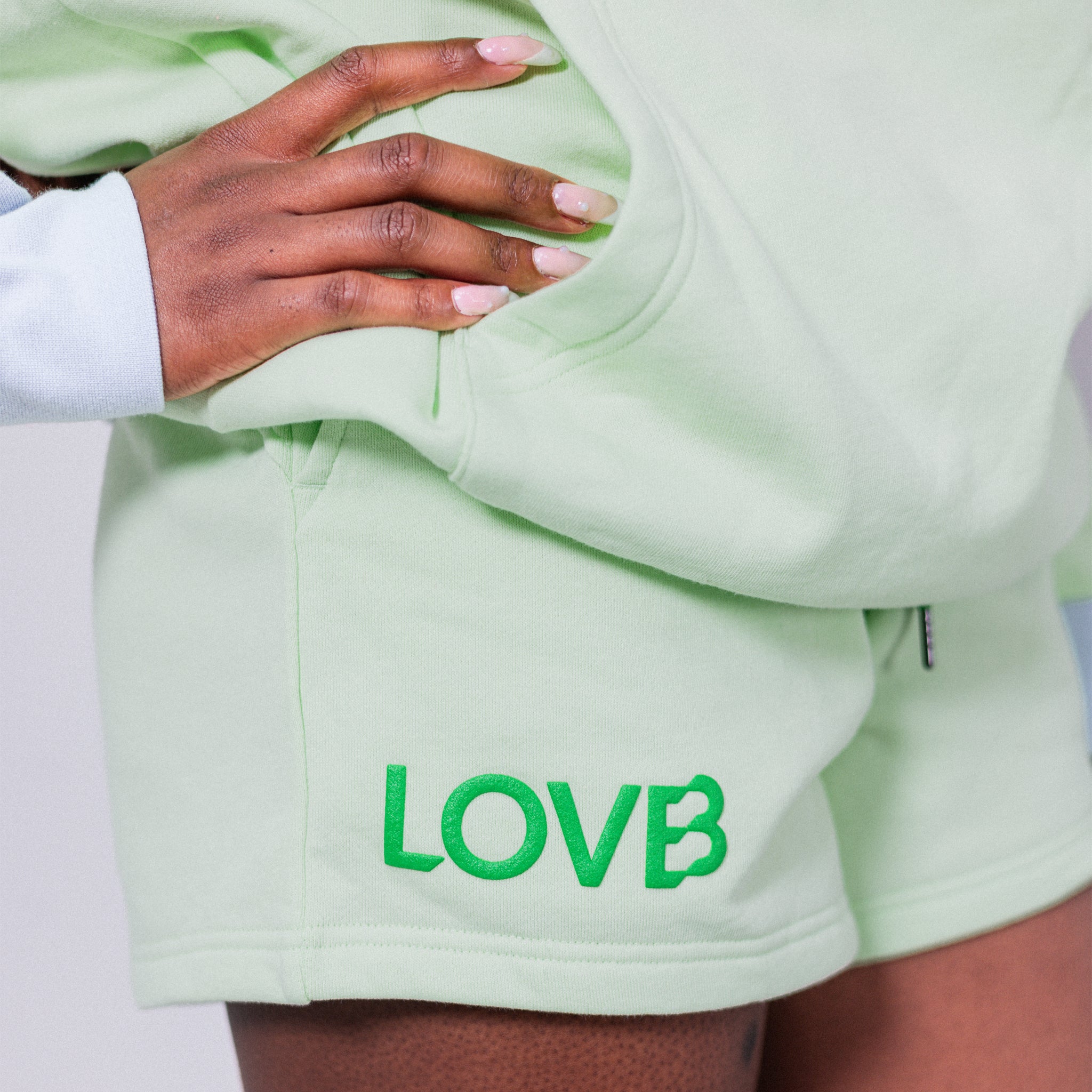 LOVB Candy Court Mint Green Short