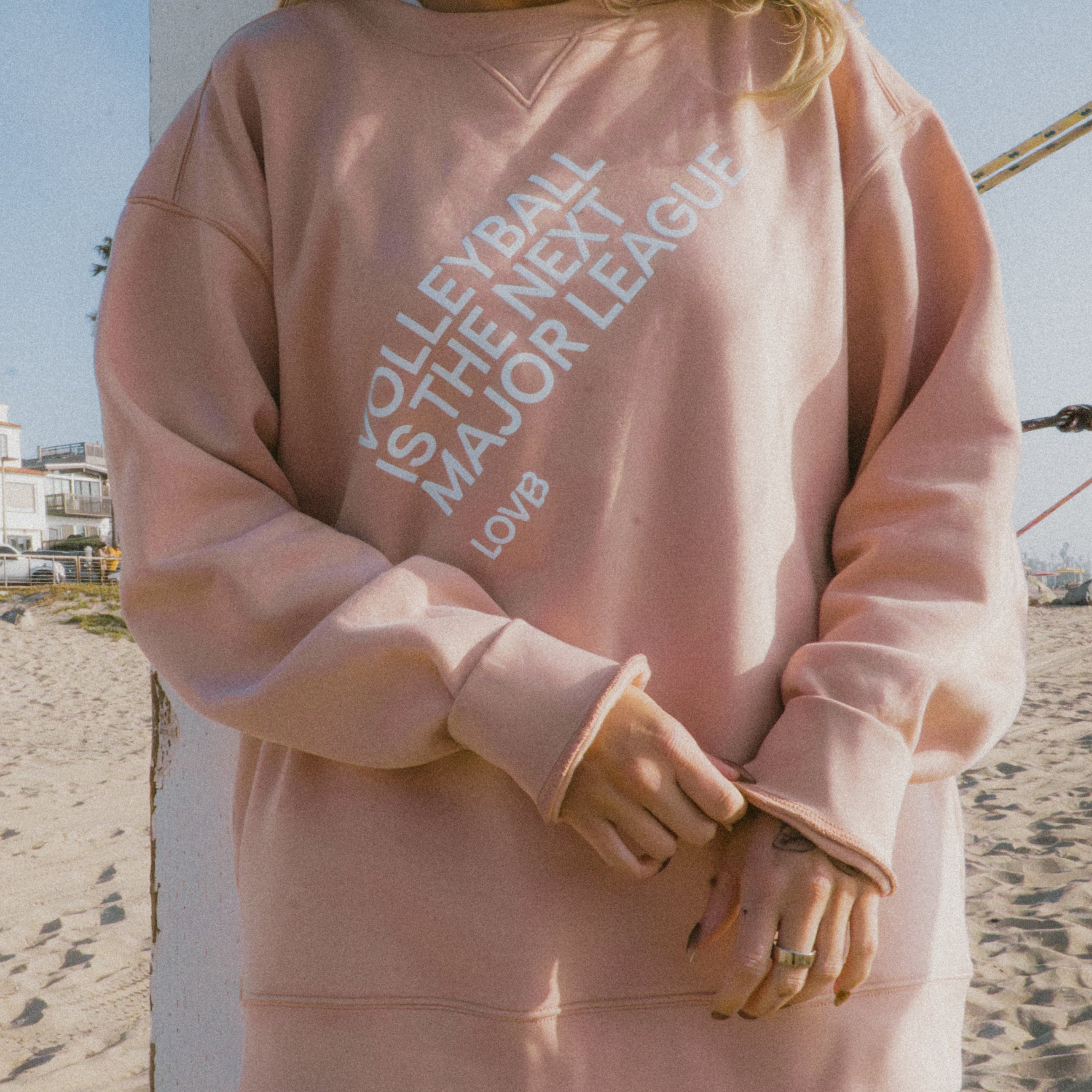 LOVB Volleyball Next Major League™ Hybrid Crewneck