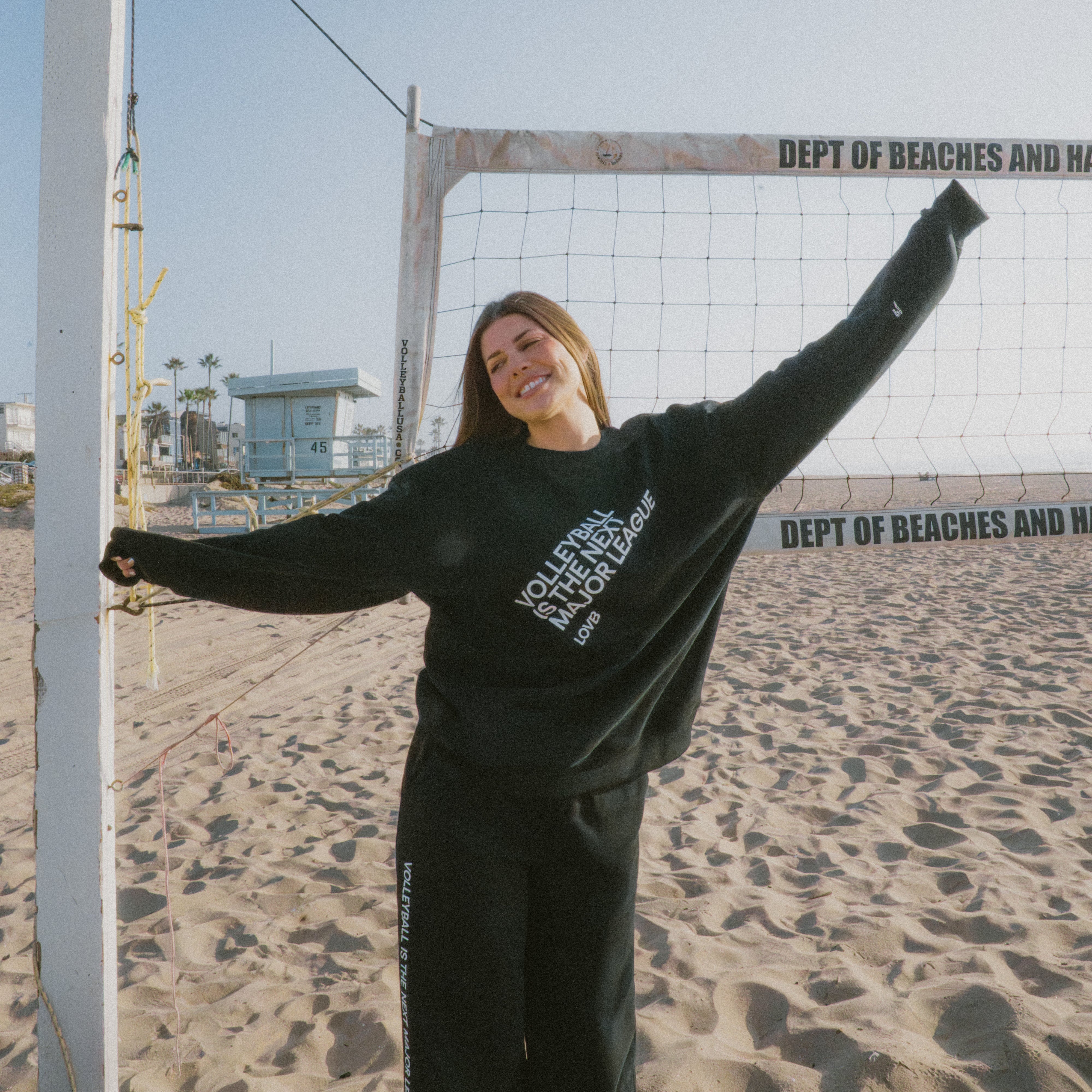 LOVB Volleyball Next Major League™ Hybrid Crewneck