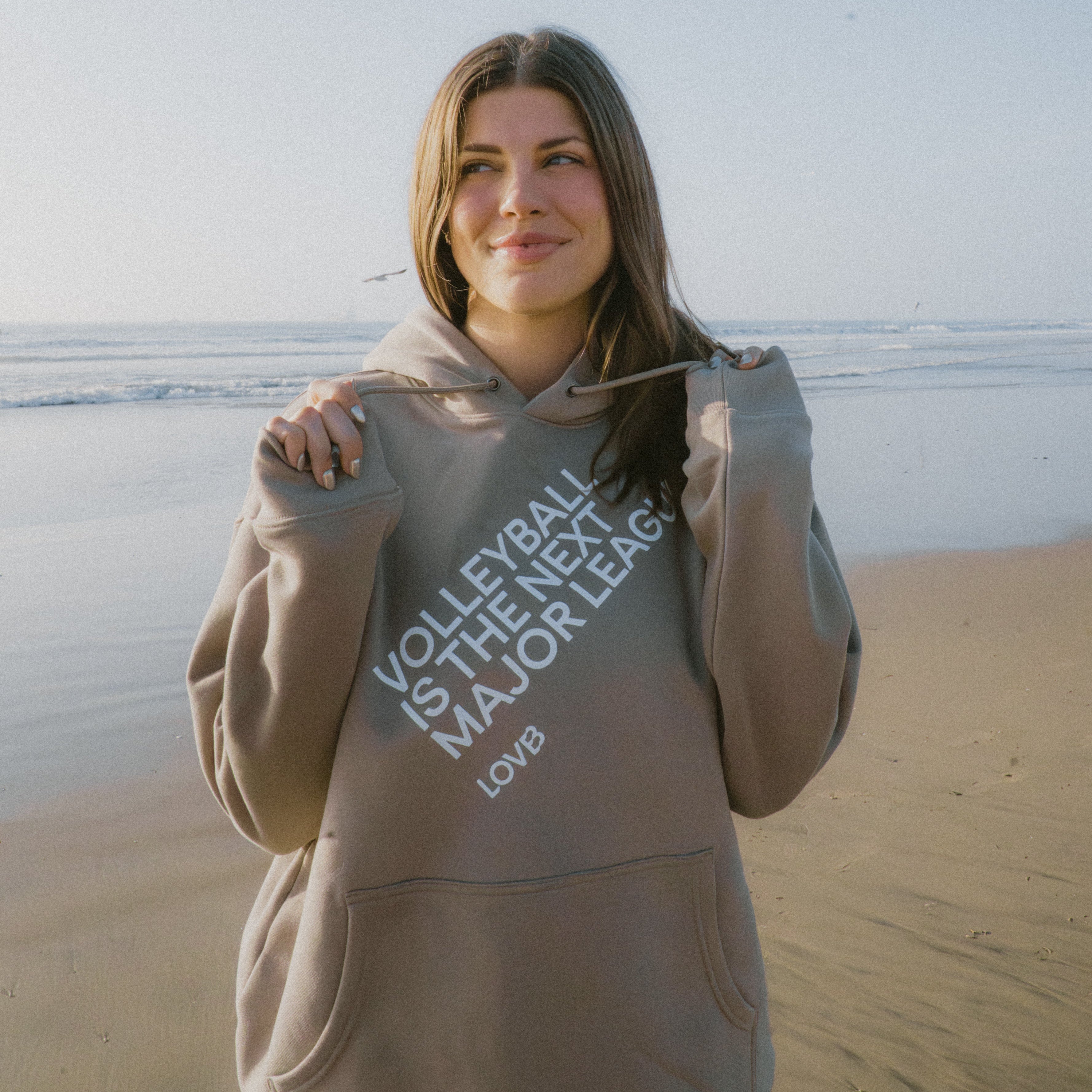 LOVB Volleyball Next Major League™ Cement Hoodie