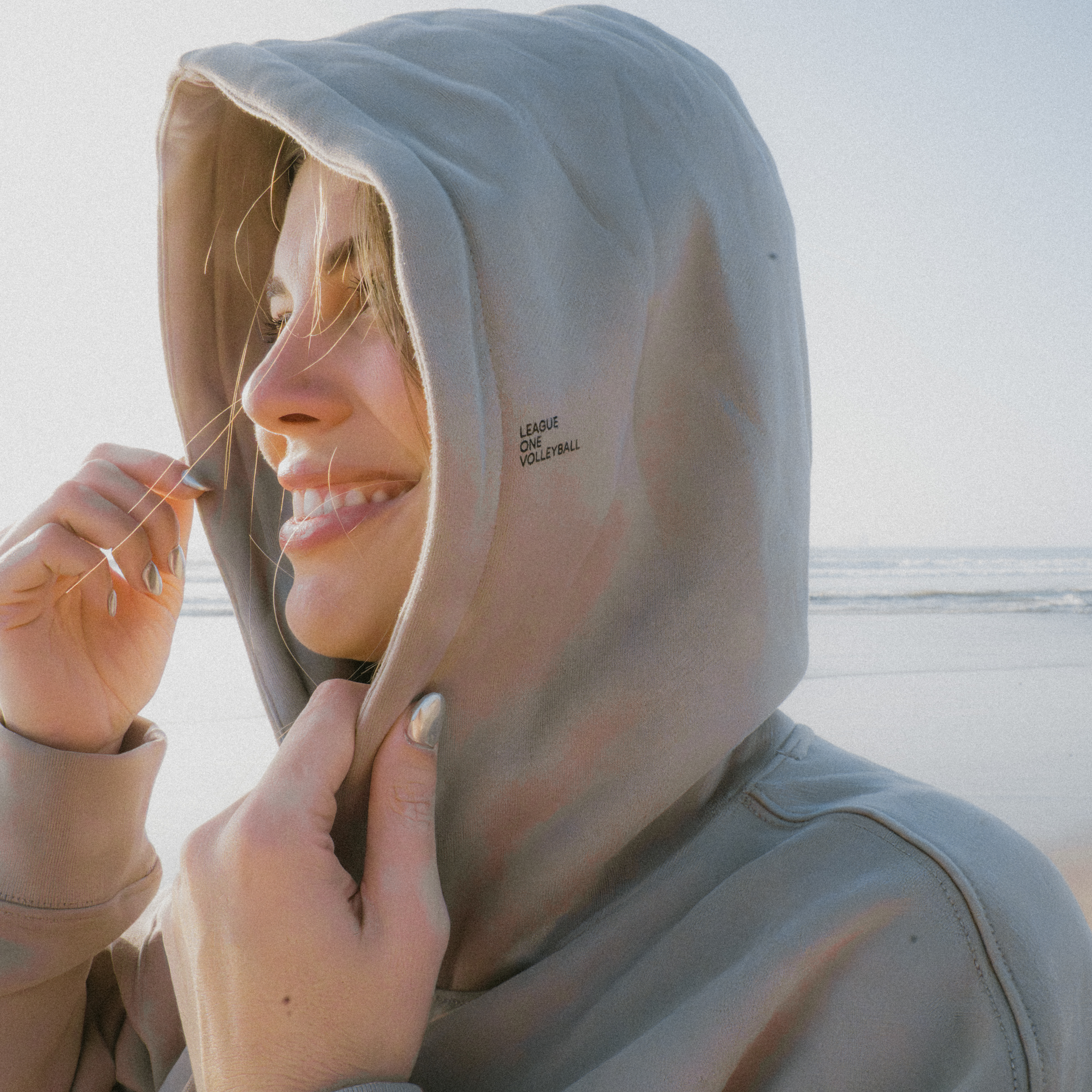 LOVB Volleyball Next Major League™ Cement Hoodie