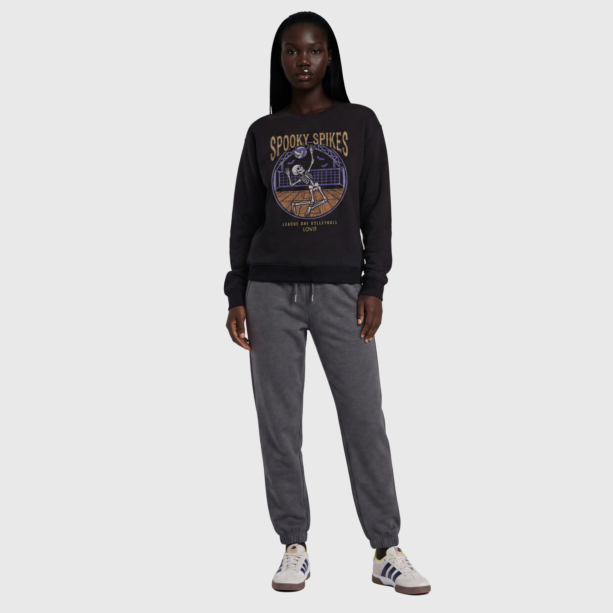 Spooky Spikes Halloween Crewneck
