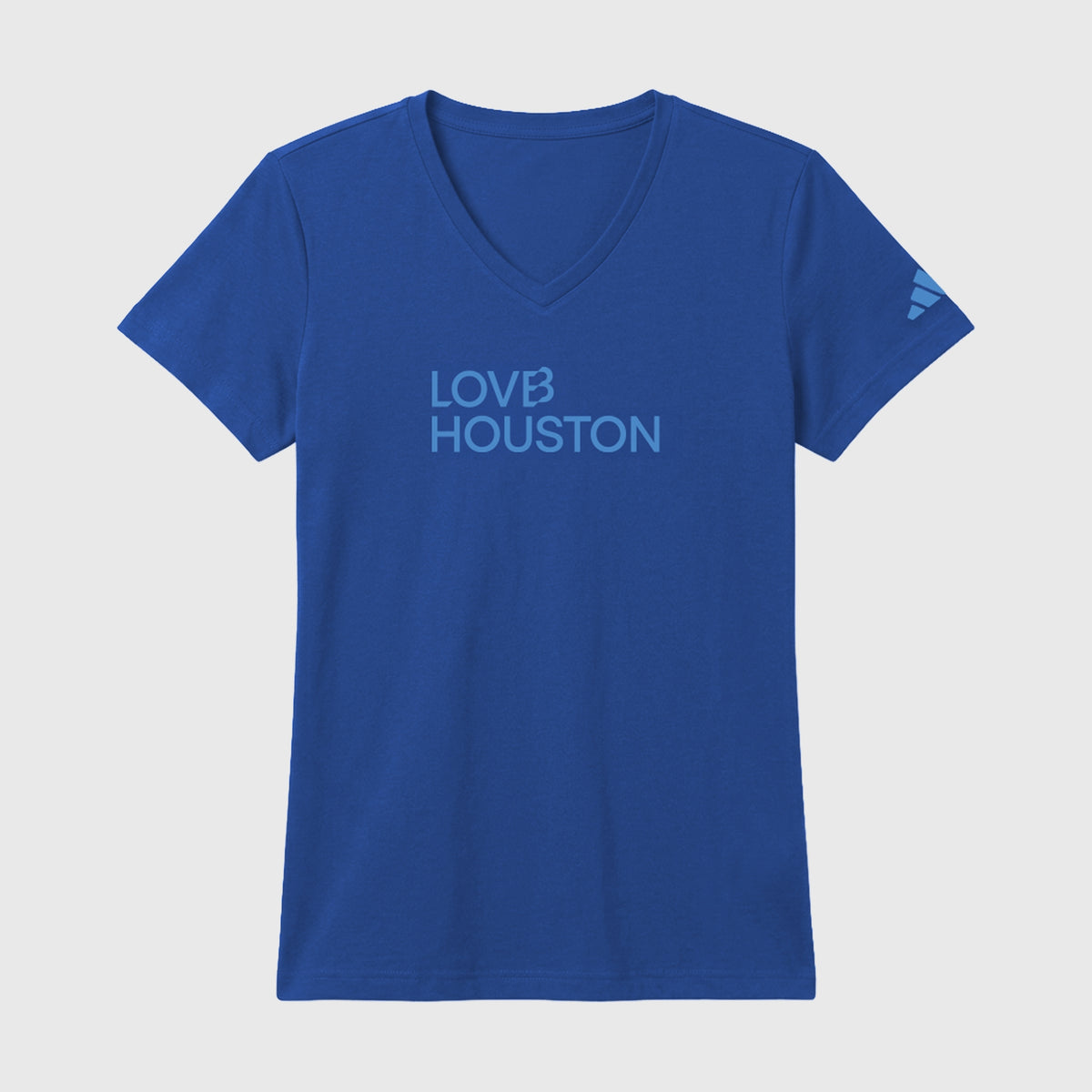 LOVB Houston x adidas V Neck Tee