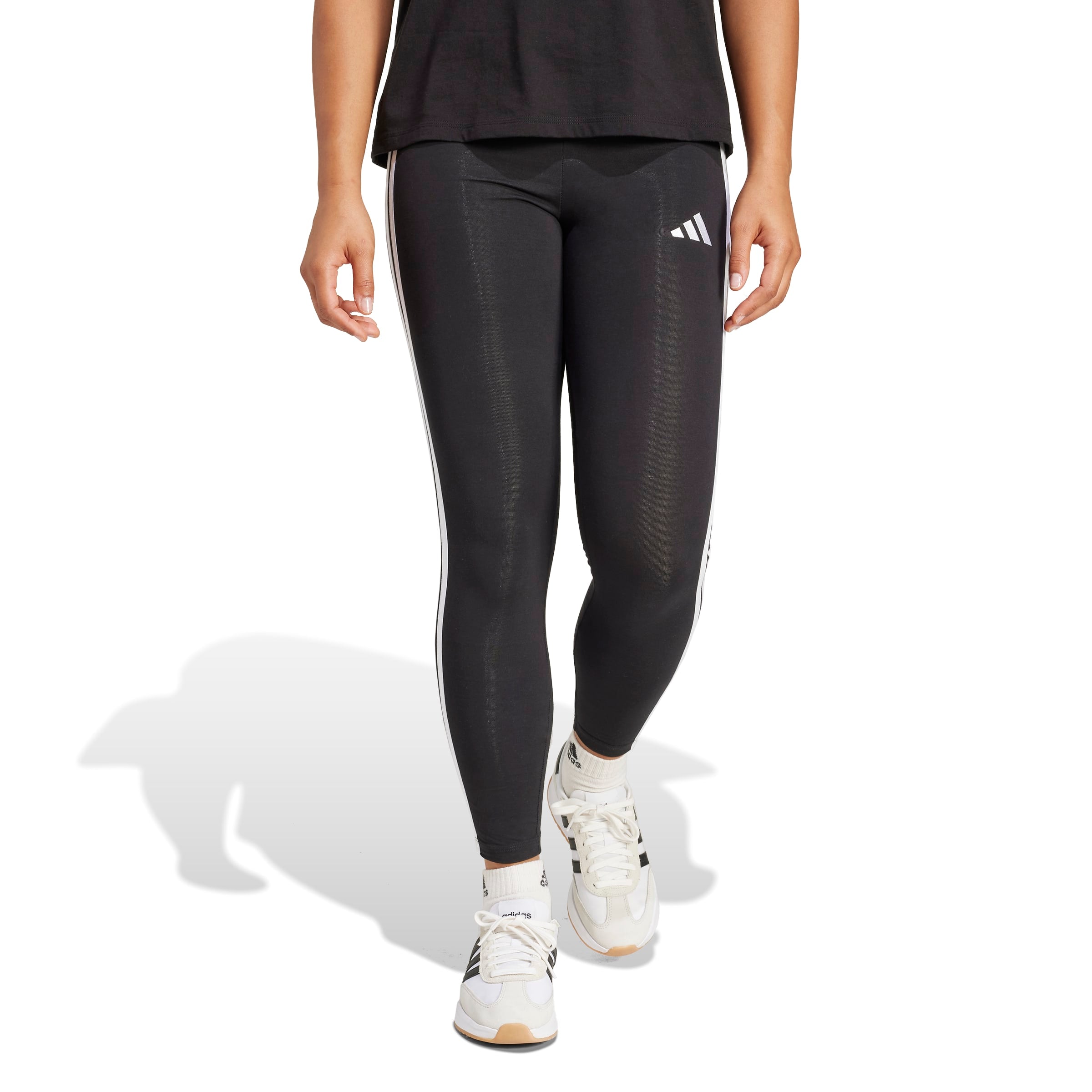 Adidas Essentials 3-Stripes Cotton Leggings