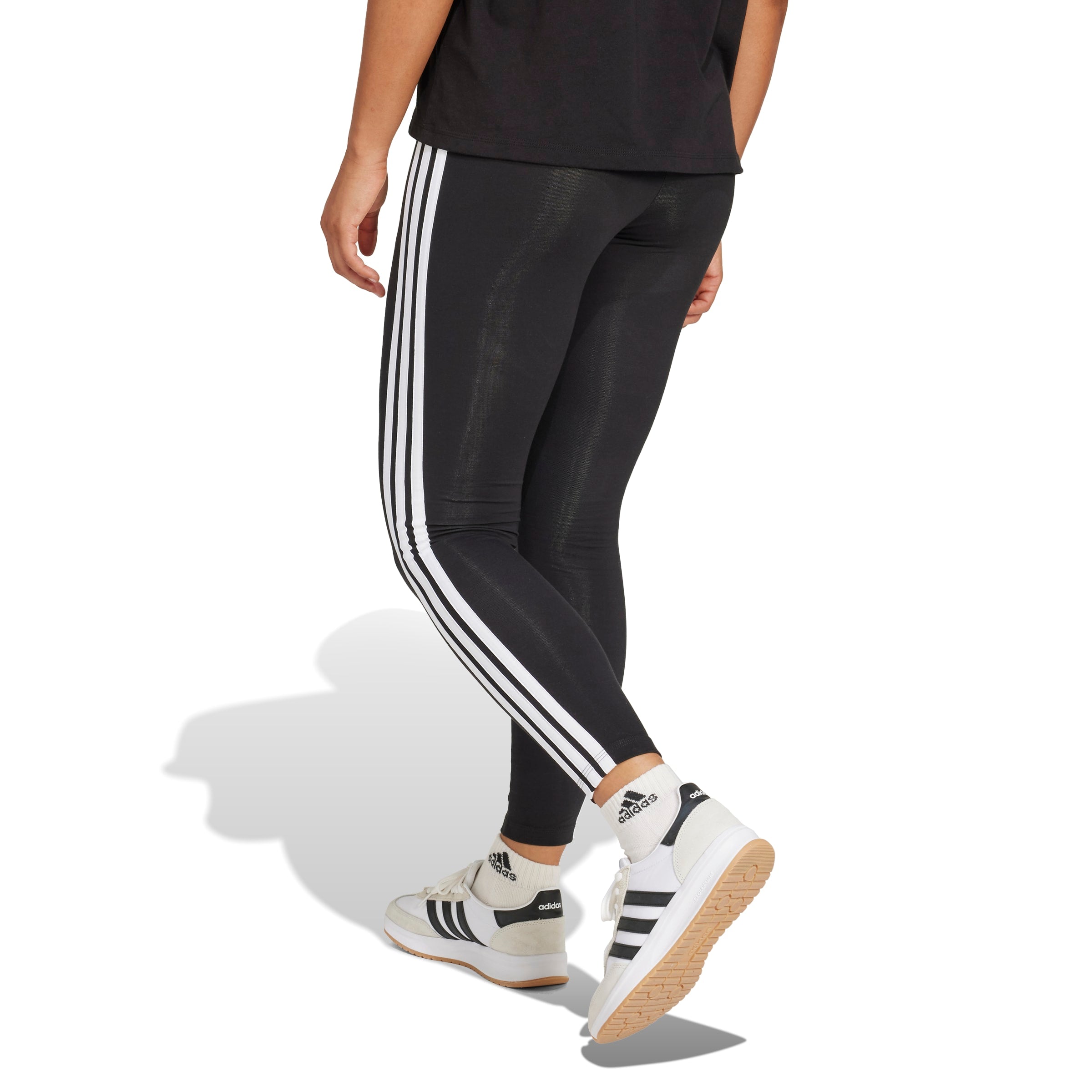 Adidas Essentials 3-Stripes Cotton Leggings
