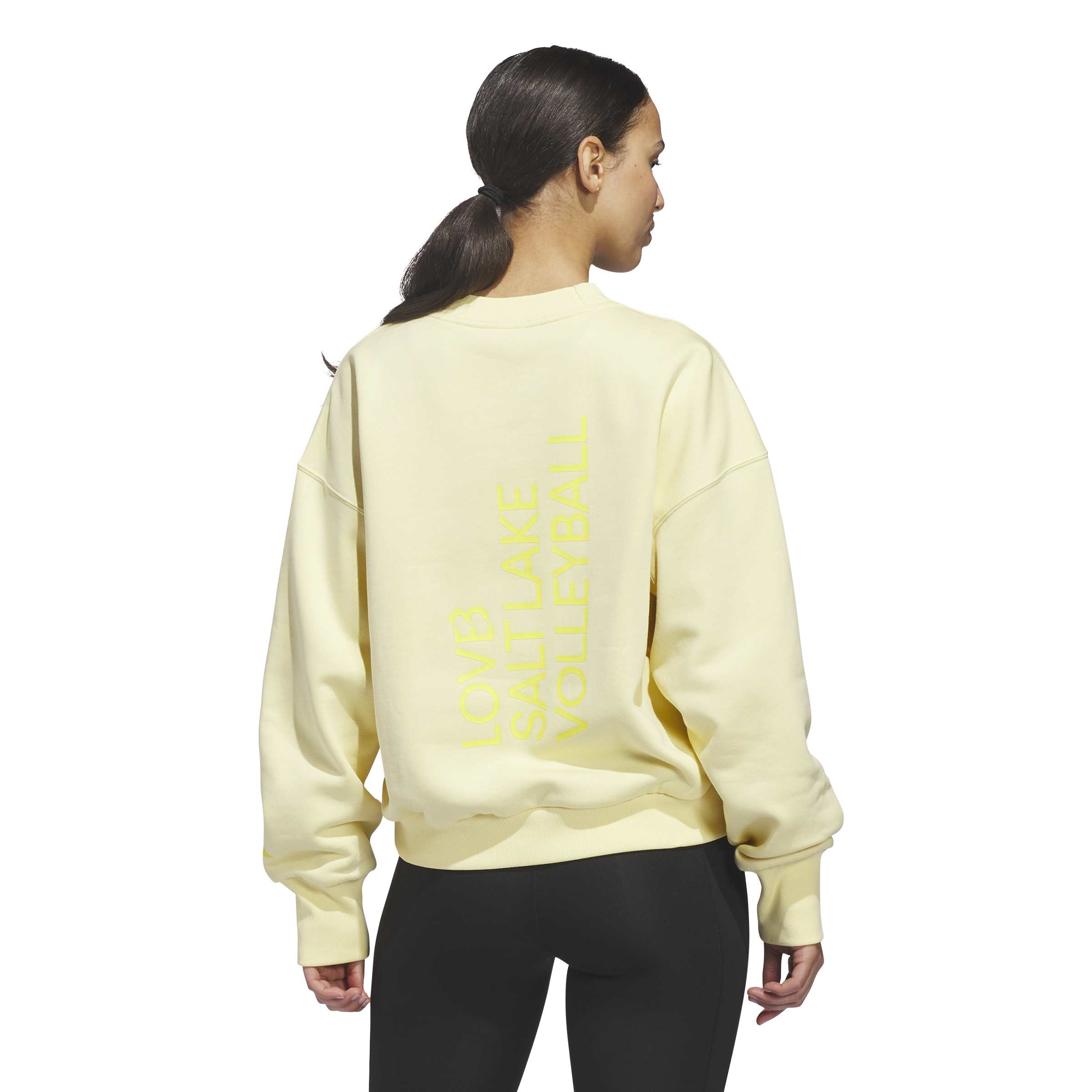 LOVB Salt Lake x Adidas Cropped Crewneck Sweatshirt