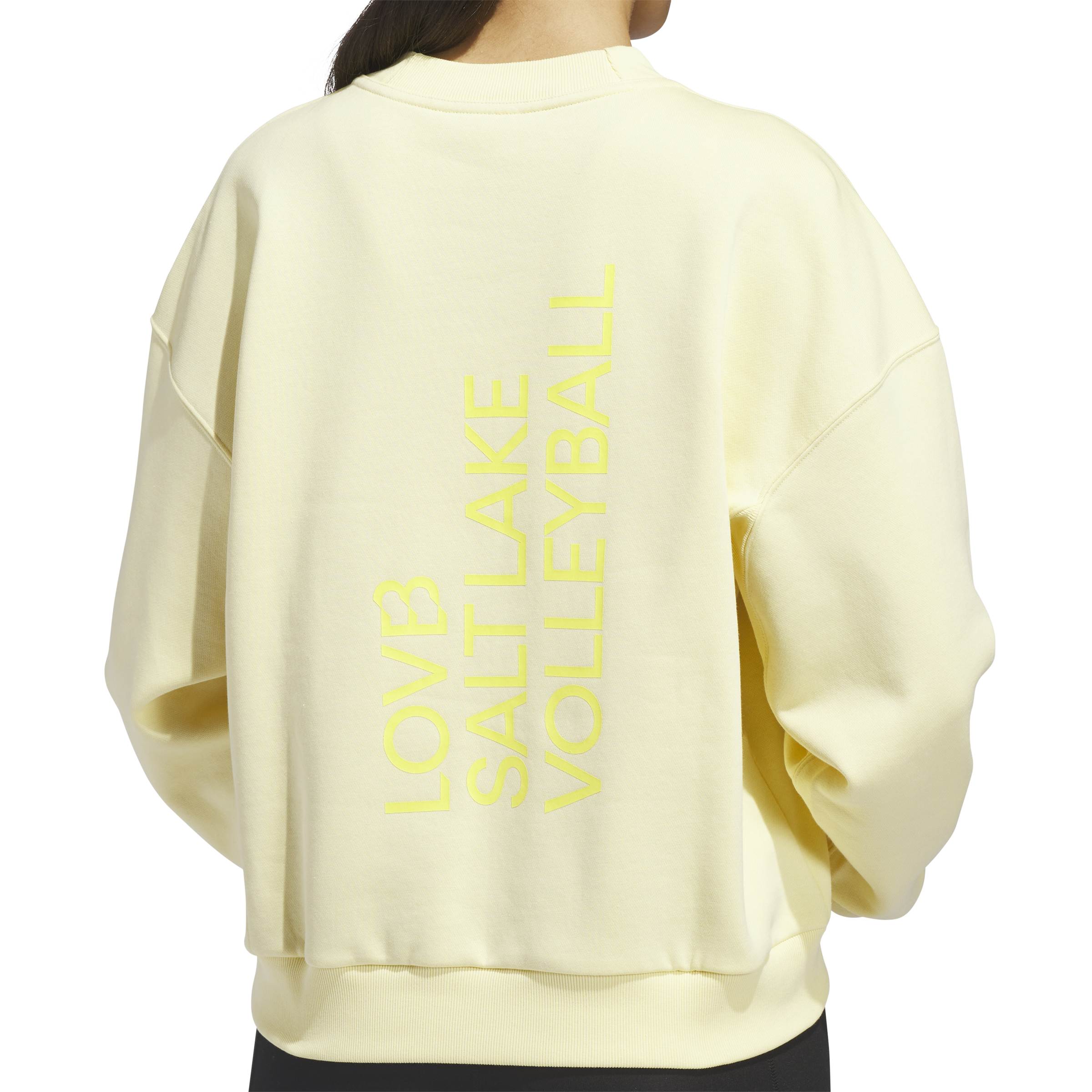LOVB Salt Lake x Adidas Cropped Crewneck Sweatshirt