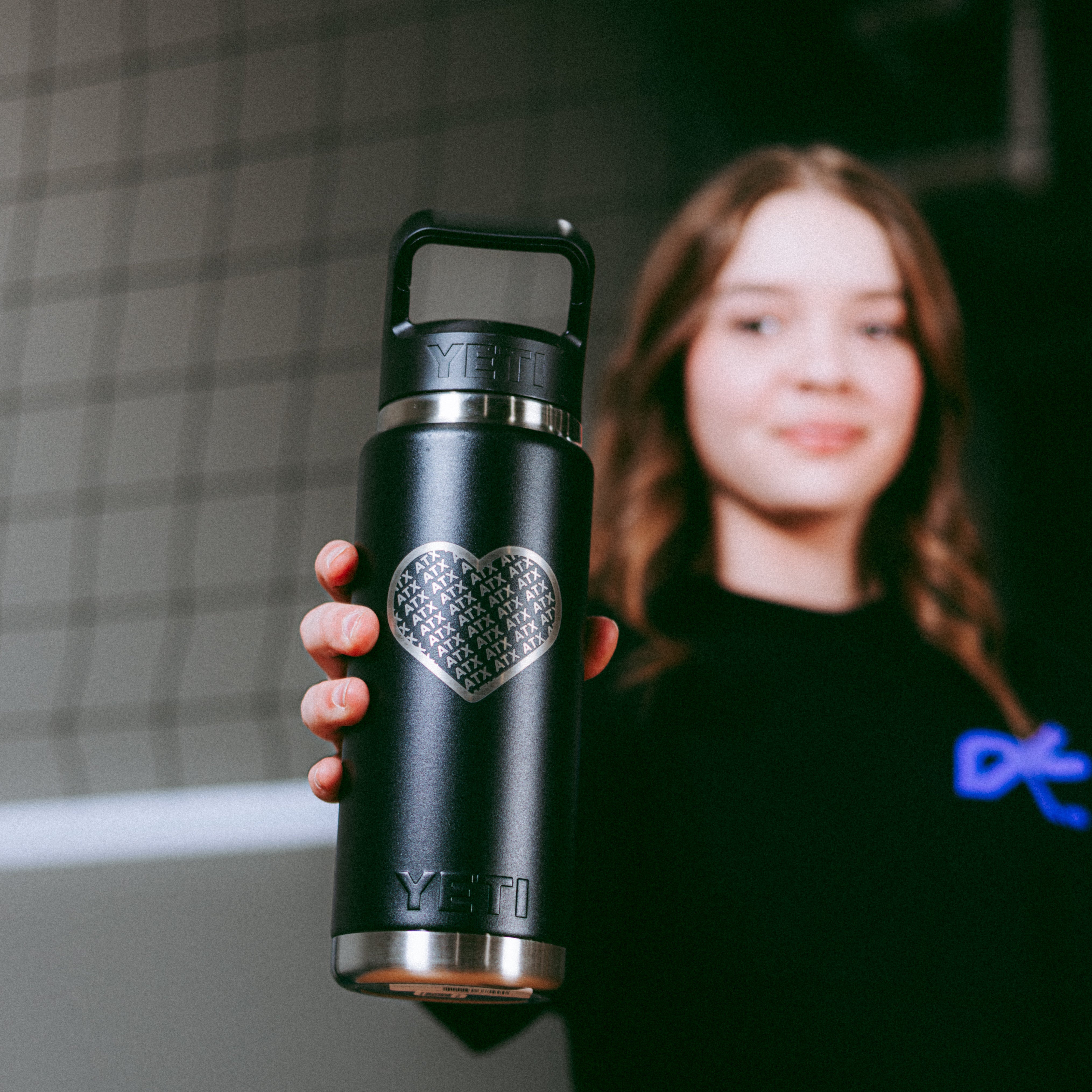 LOVB Austin YETI 26 oz Rambler Straw Bottle