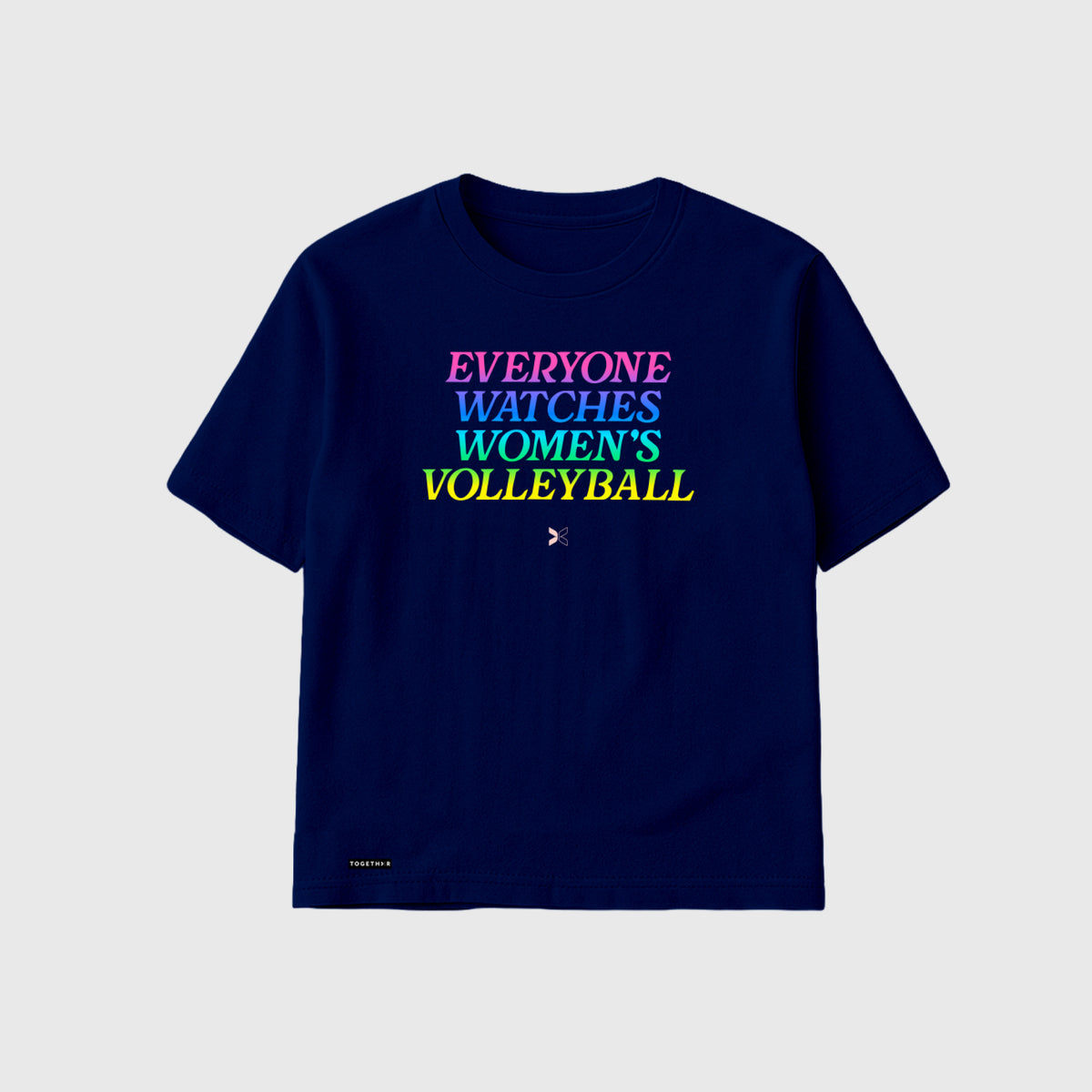 LOVB x TOGETHXR Everyone Watches Women's Volleyball Multi-Color T-Shirt