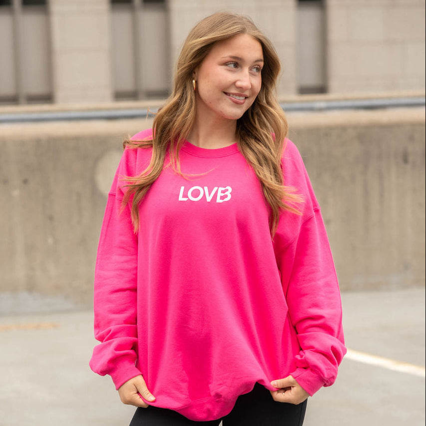 LOVB Atlanta Split Crewneck Front