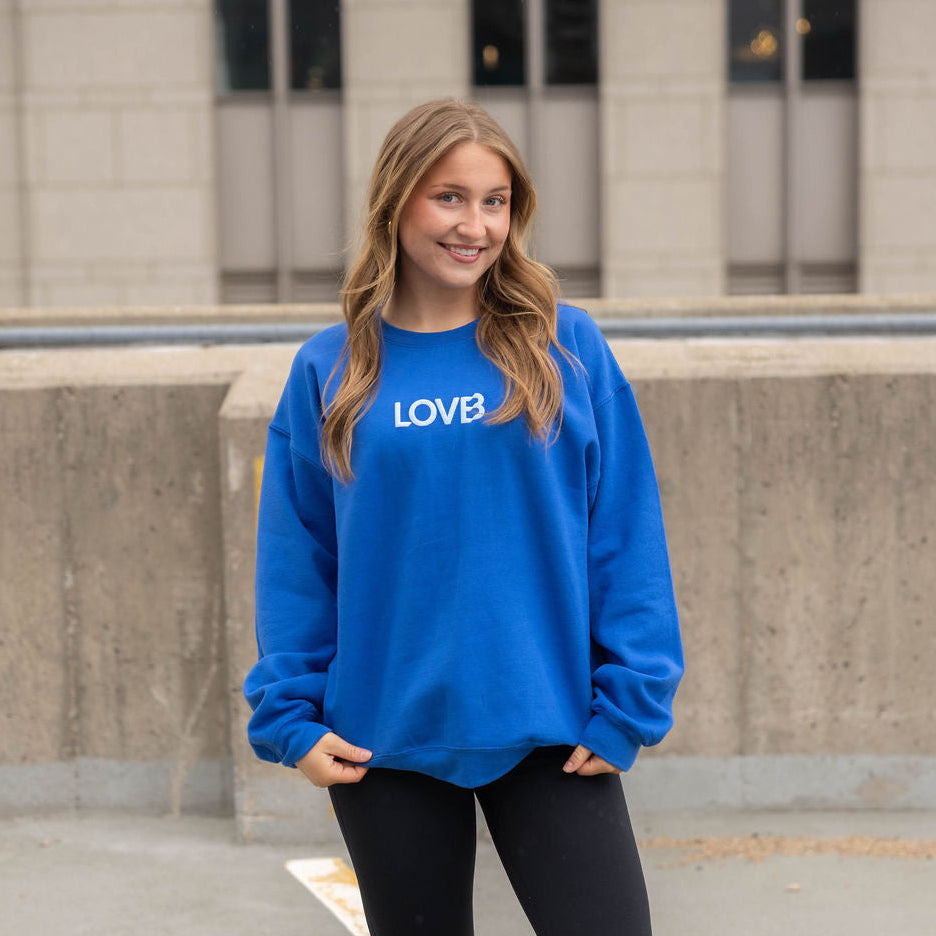 LOVB Houston Split Crewneck Front