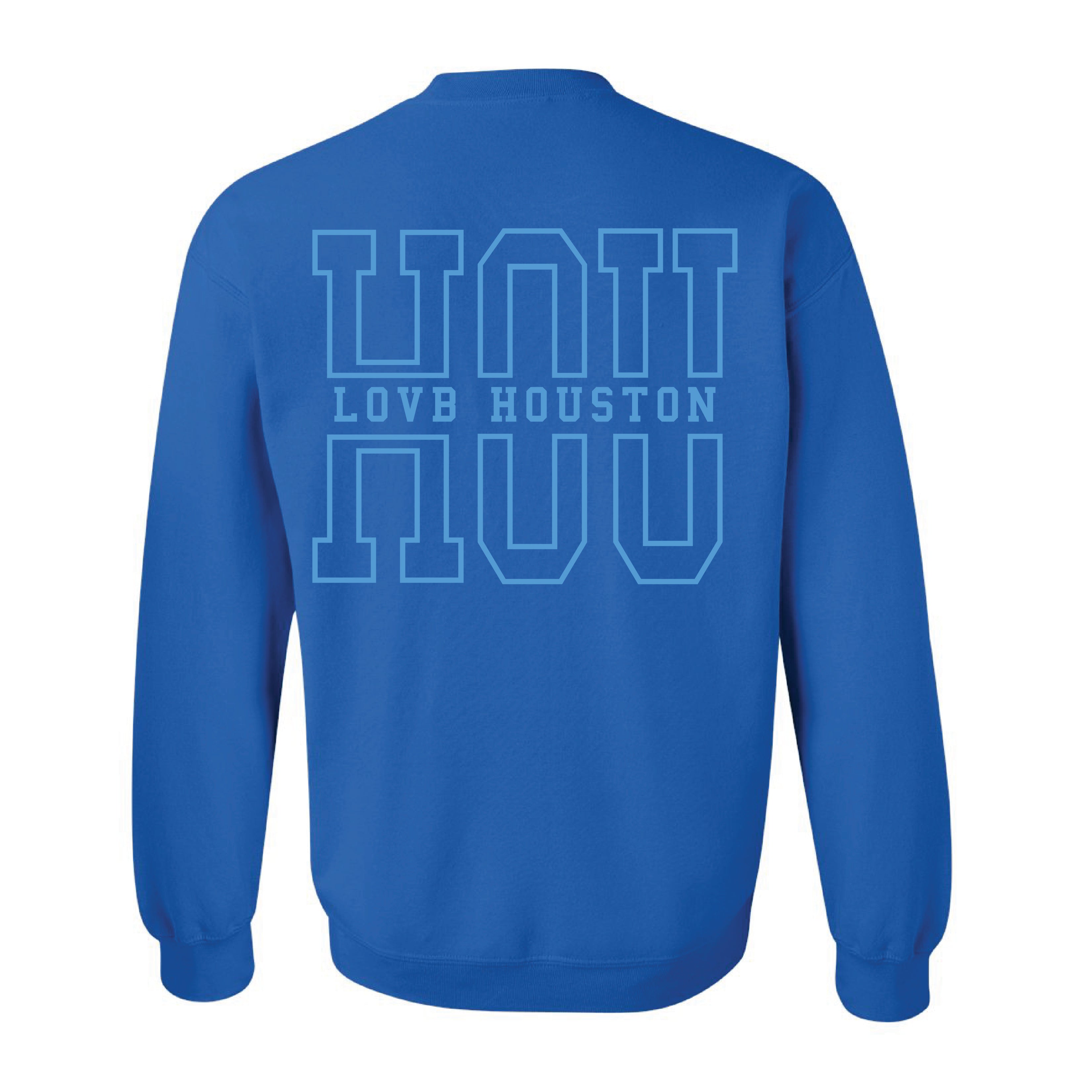 LOVB Houston Split HOU Crewneck Back