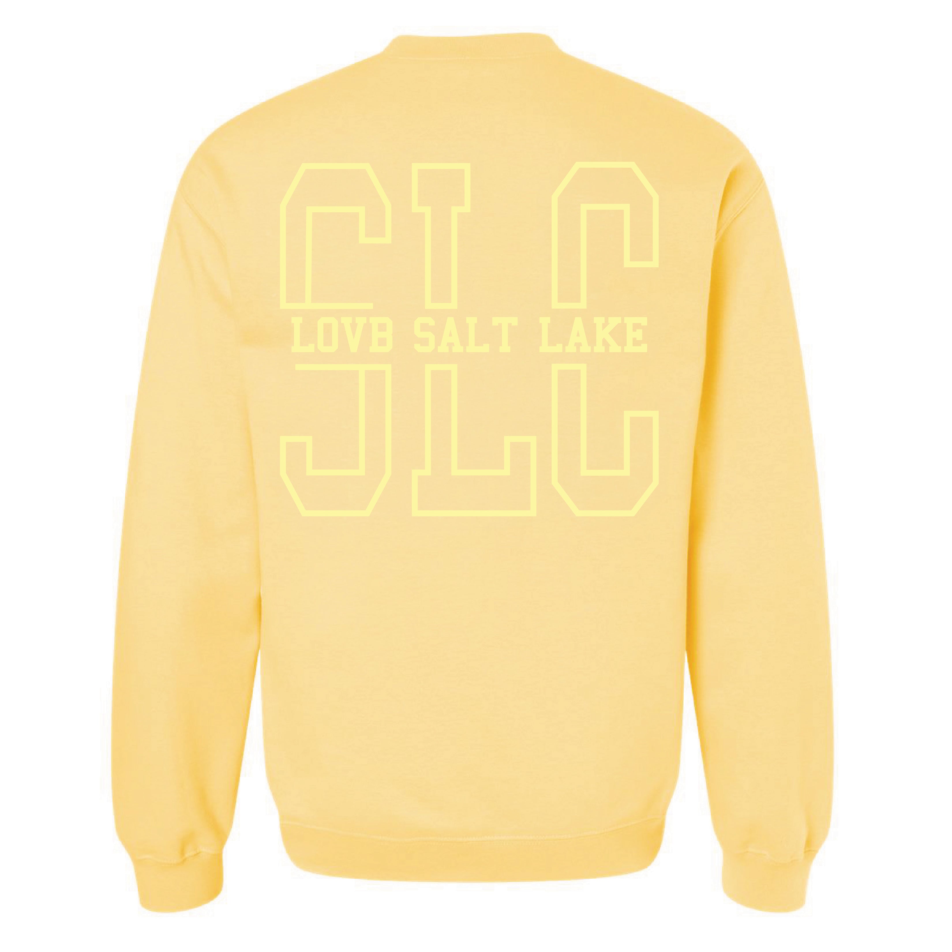 LOVB Salt Lake Split SLC Crewneck Back