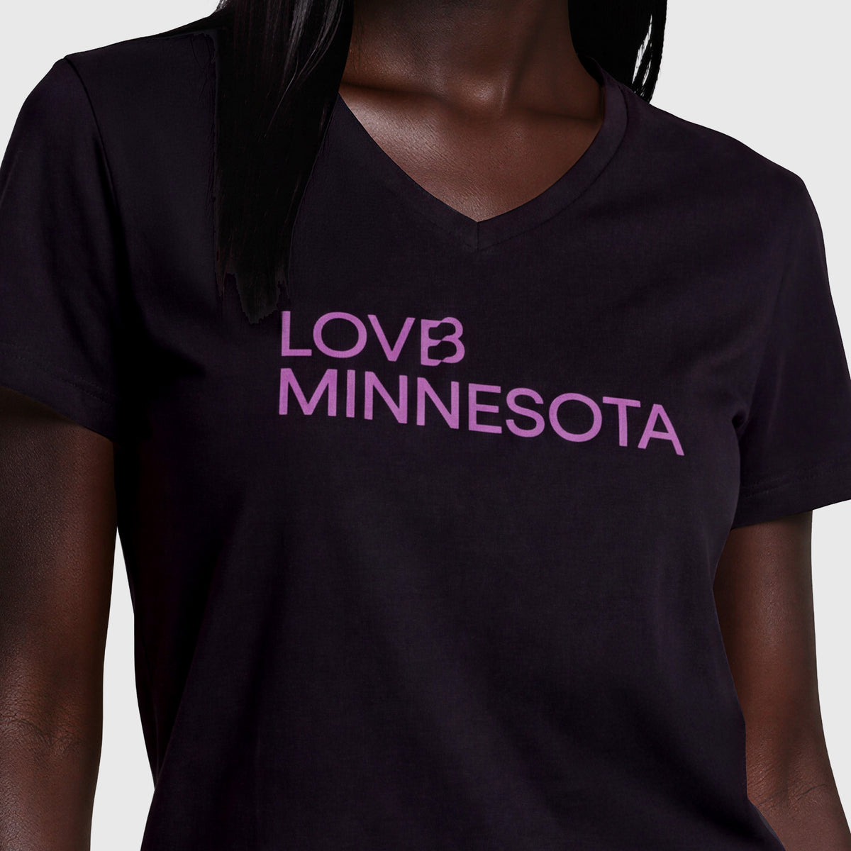 LOVB Minnesota x adidas V Neck Tee