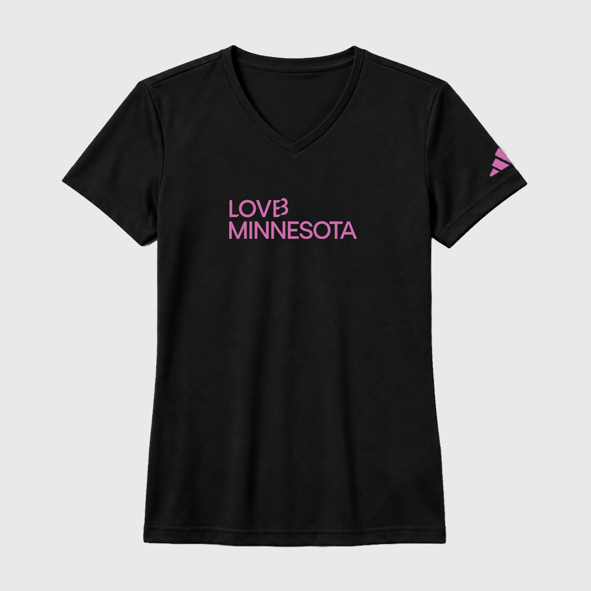 LOVB Minnesota x adidas V Neck Tee