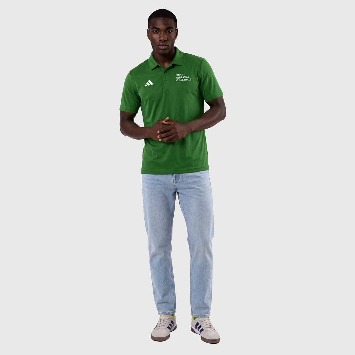 LOVB Nebraska x adidas Ultimate 365 Solid Polo