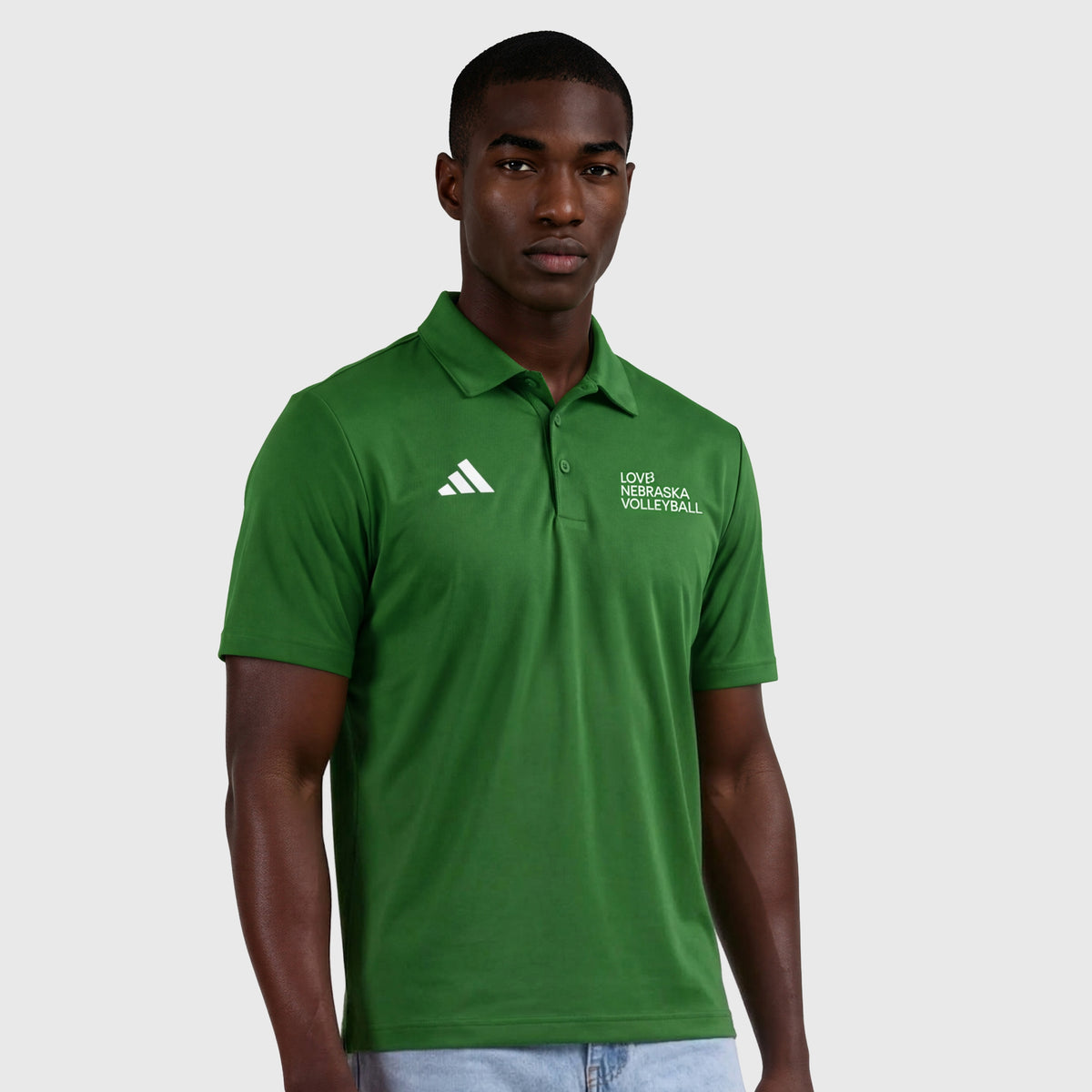 LOVB Nebraska x adidas Ultimate 365 Solid Polo