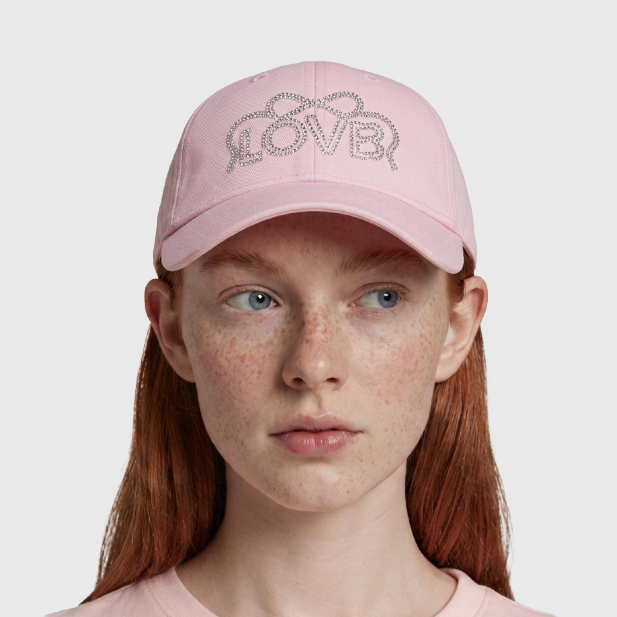 LOVB Rhinestone Bow Baseball Hat