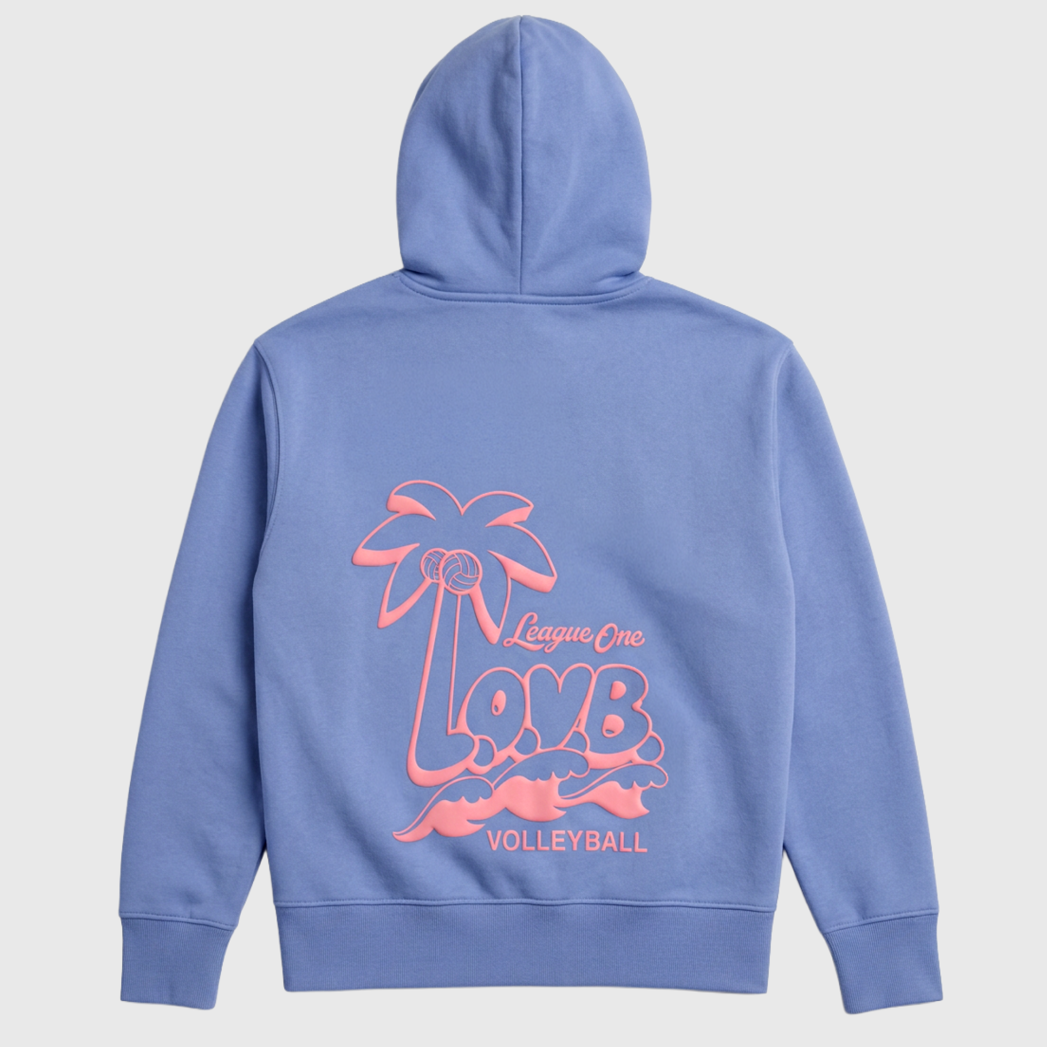 Summer LOVB Palm Tree Full-Zip Hoodie
