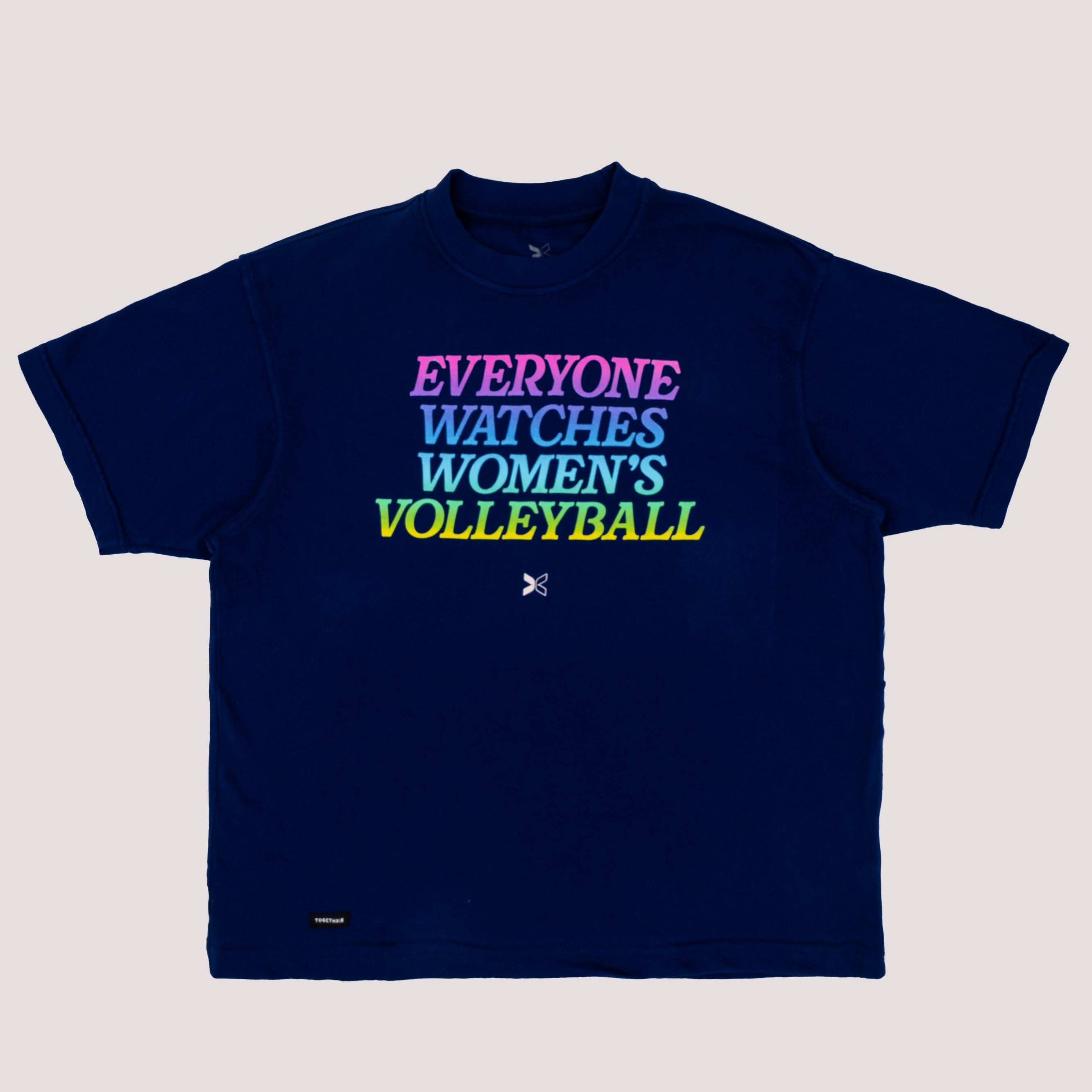 LOVB x TOGETHXR Everyone Watches Women's Volleyball Multi-Color T-Shirt