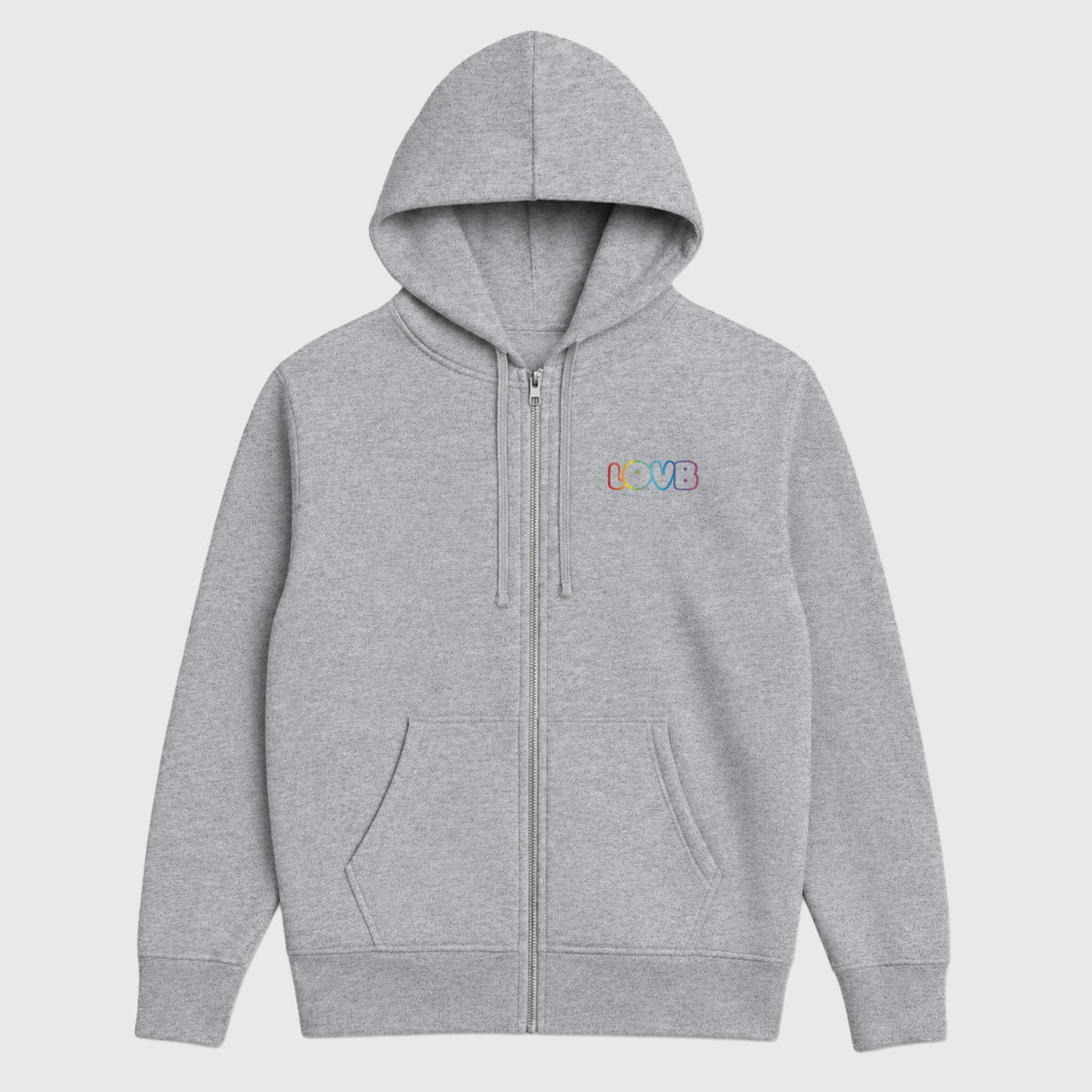 Volleyball Is the Next Major League Bubble Font Fleece Full Zip