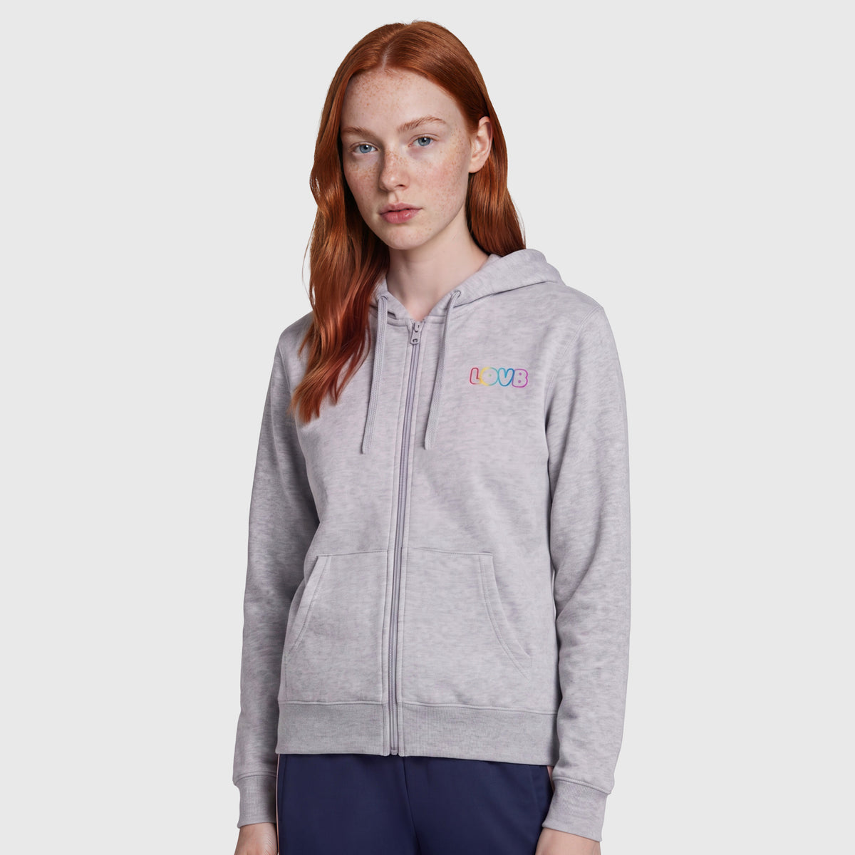 Volleyball Is the Next Major League Bubble Font Fleece Full Zip