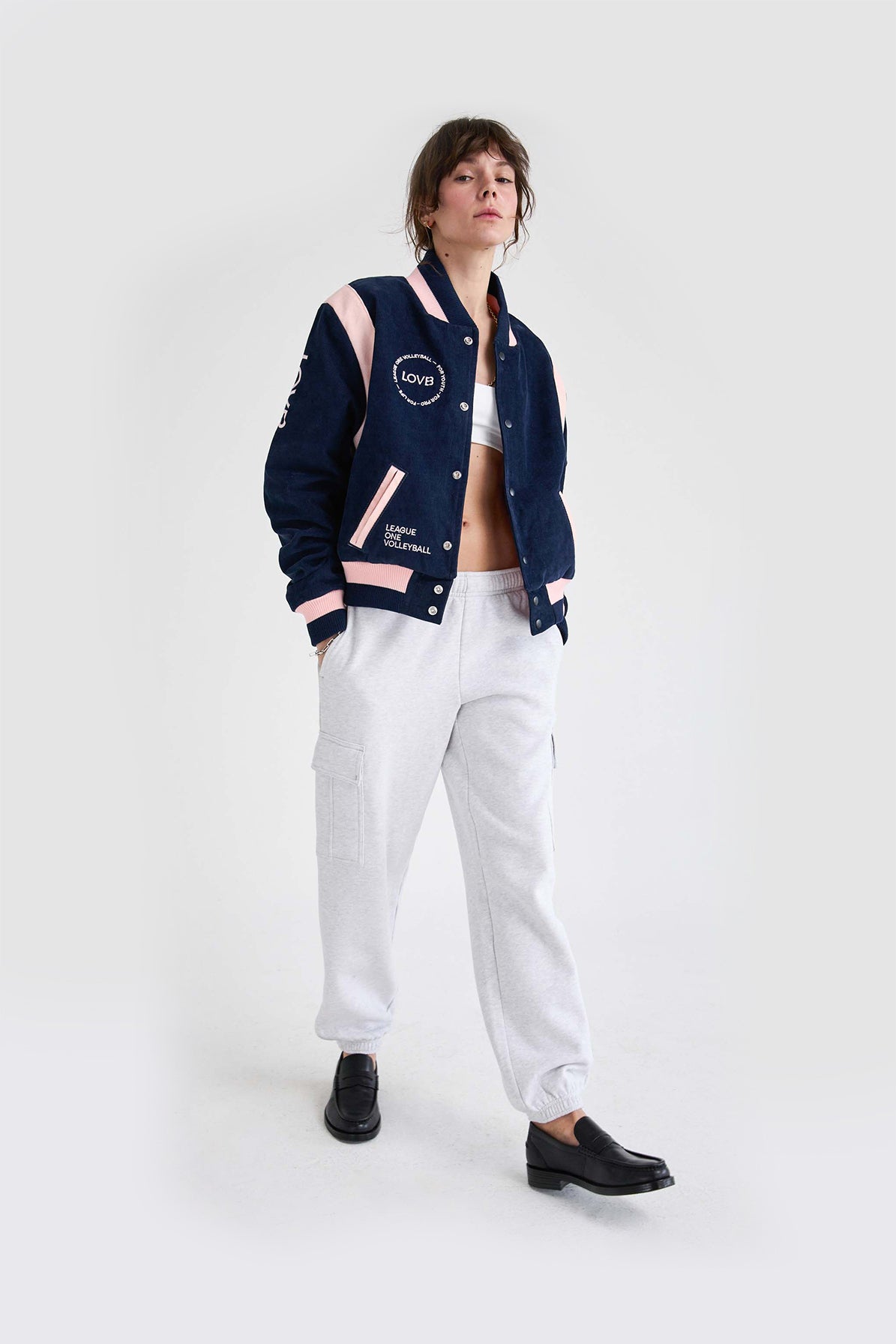 LOVB x JT Made THAT Corduroy Jacket CROP