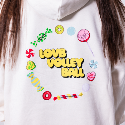 LOVB Volleyball Bone Hybrid Hoodie