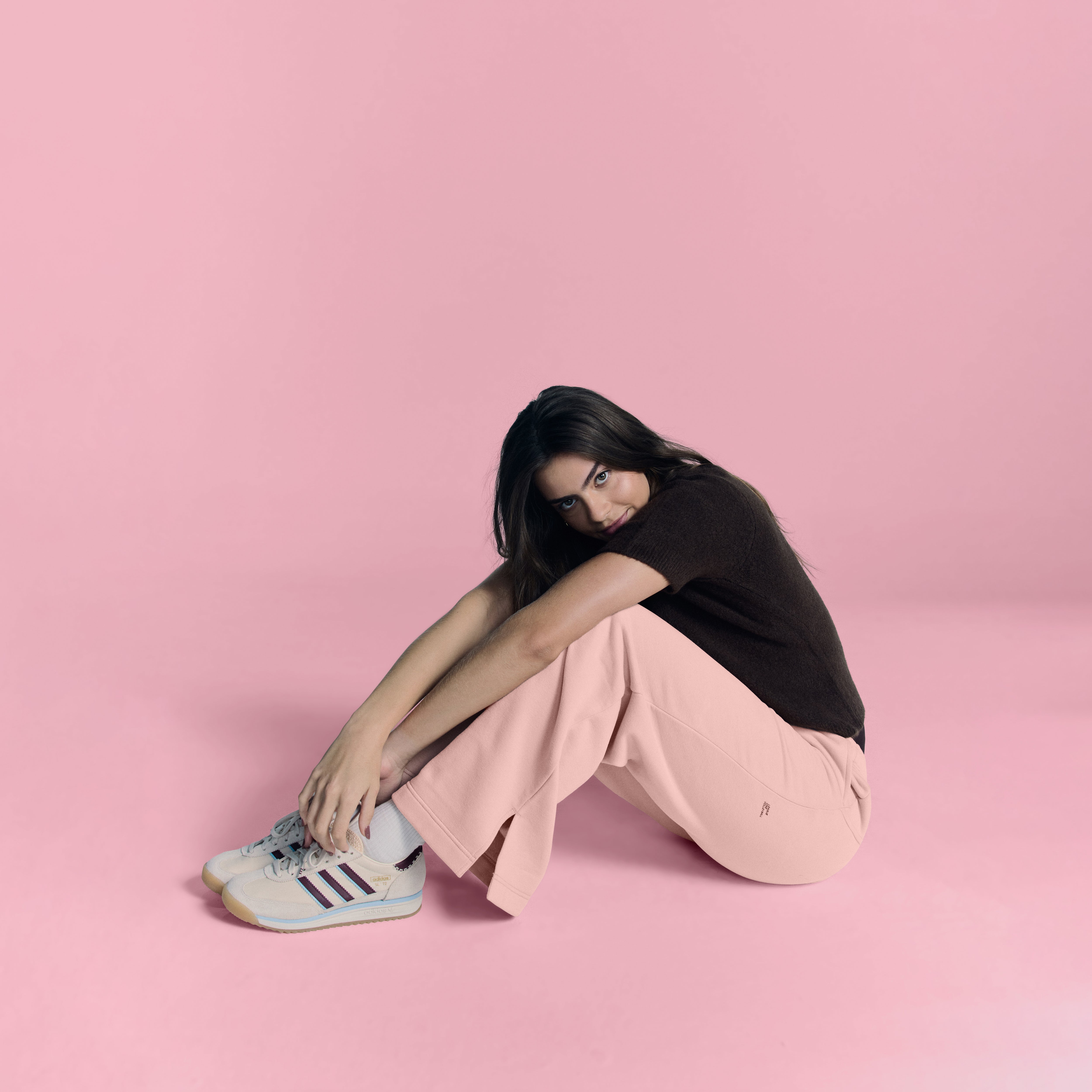 LOVB Essentials Blush Wide Leg Sweatpants