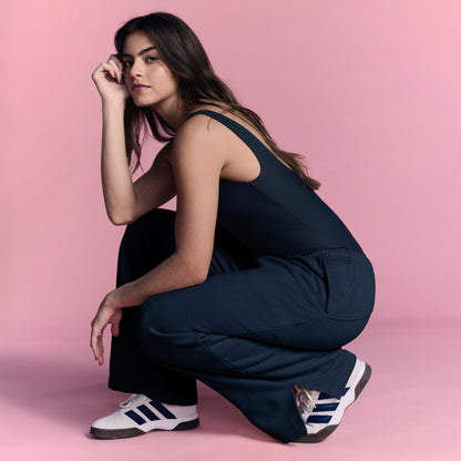 LOVB Essentials Dark Heather Grey Wide Leg Sweatpants