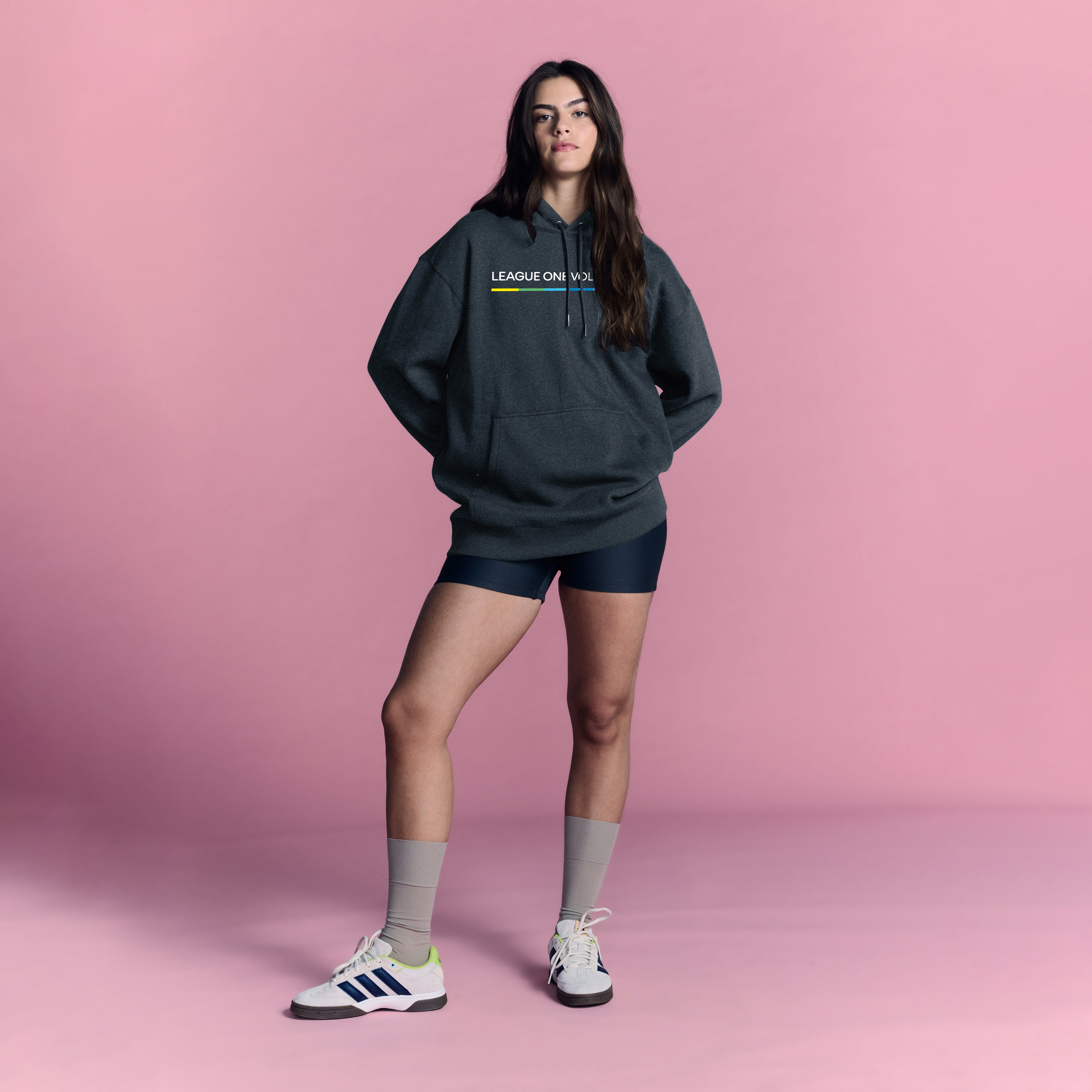 League One Volleyball Colorbar Hybrid Hoodie