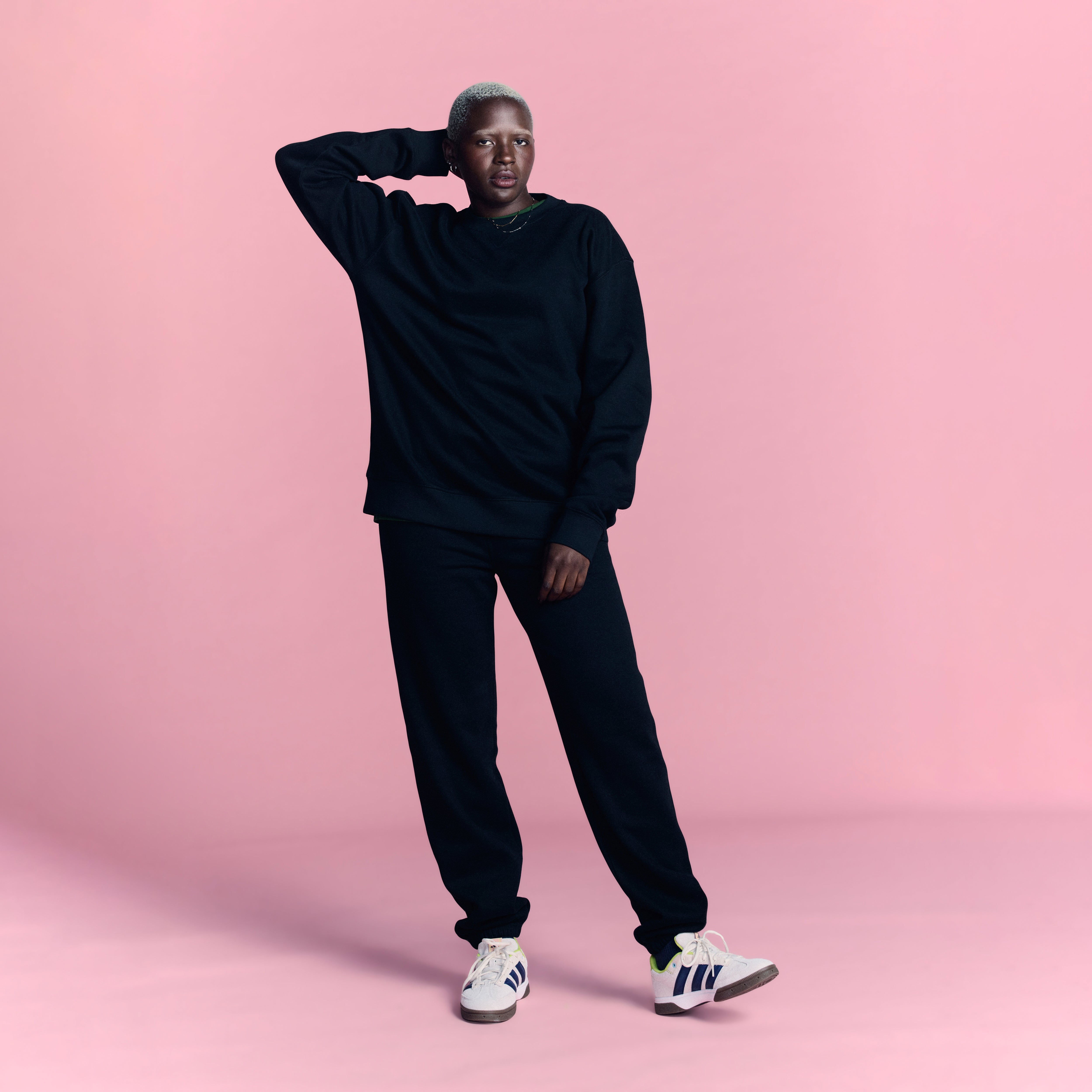 LOVB Essentials Black Crewneck Sweatshirt