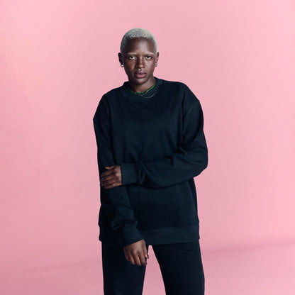 LOVB Essentials Black Crewneck Sweatshirt