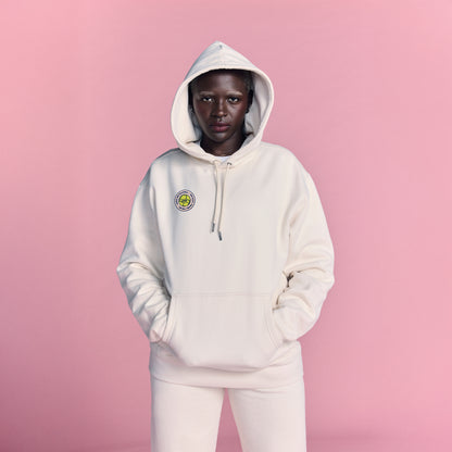 LOVB Volleyball Graphic Bone Hybrid Hoodie