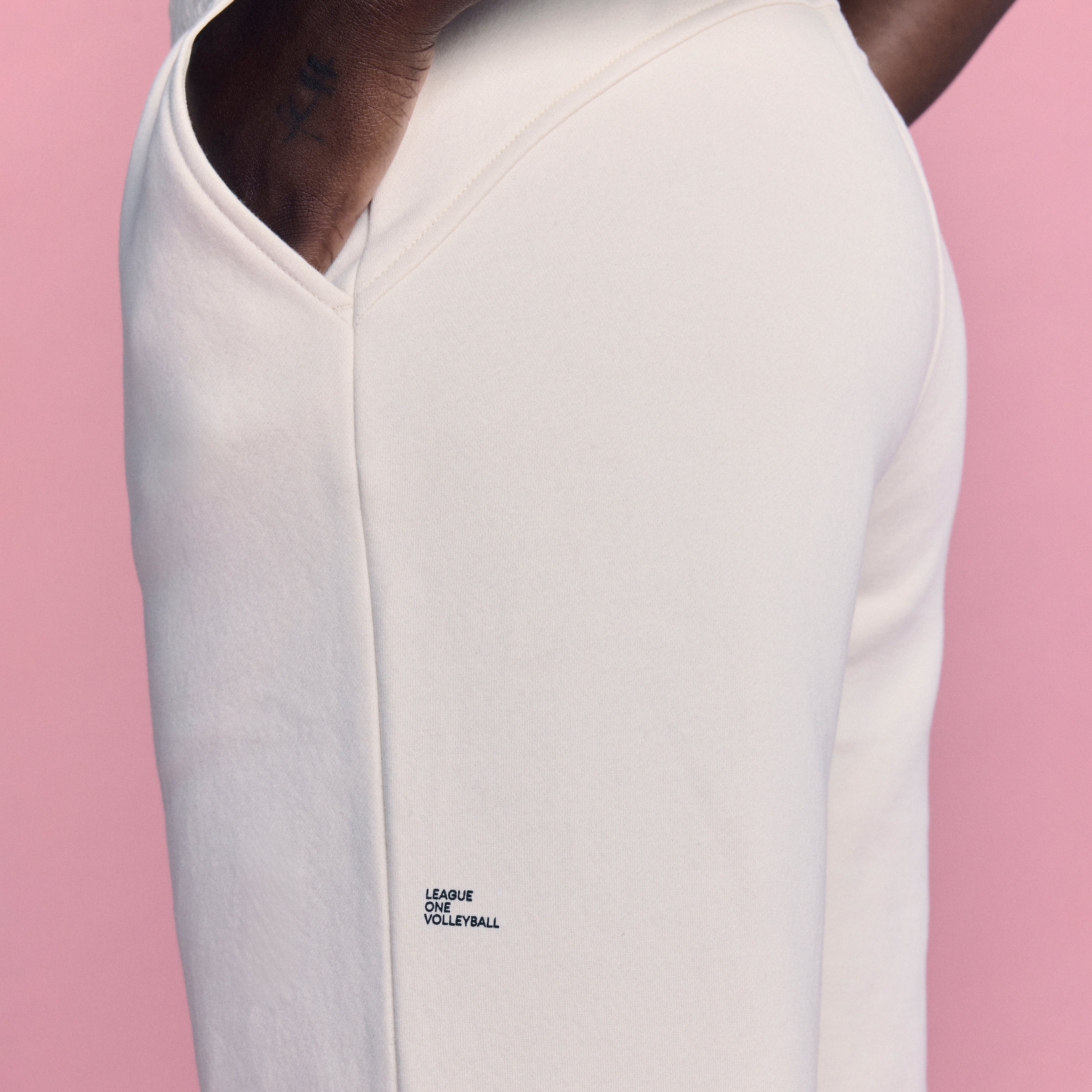 LOVB Essentials Bone Wide Leg Sweatpants