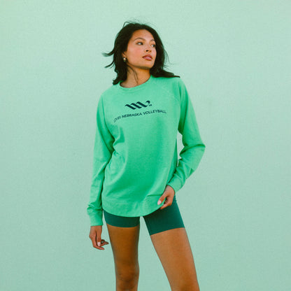 LOVB Nebraska Color Drenched Crewneck Sweatshirt